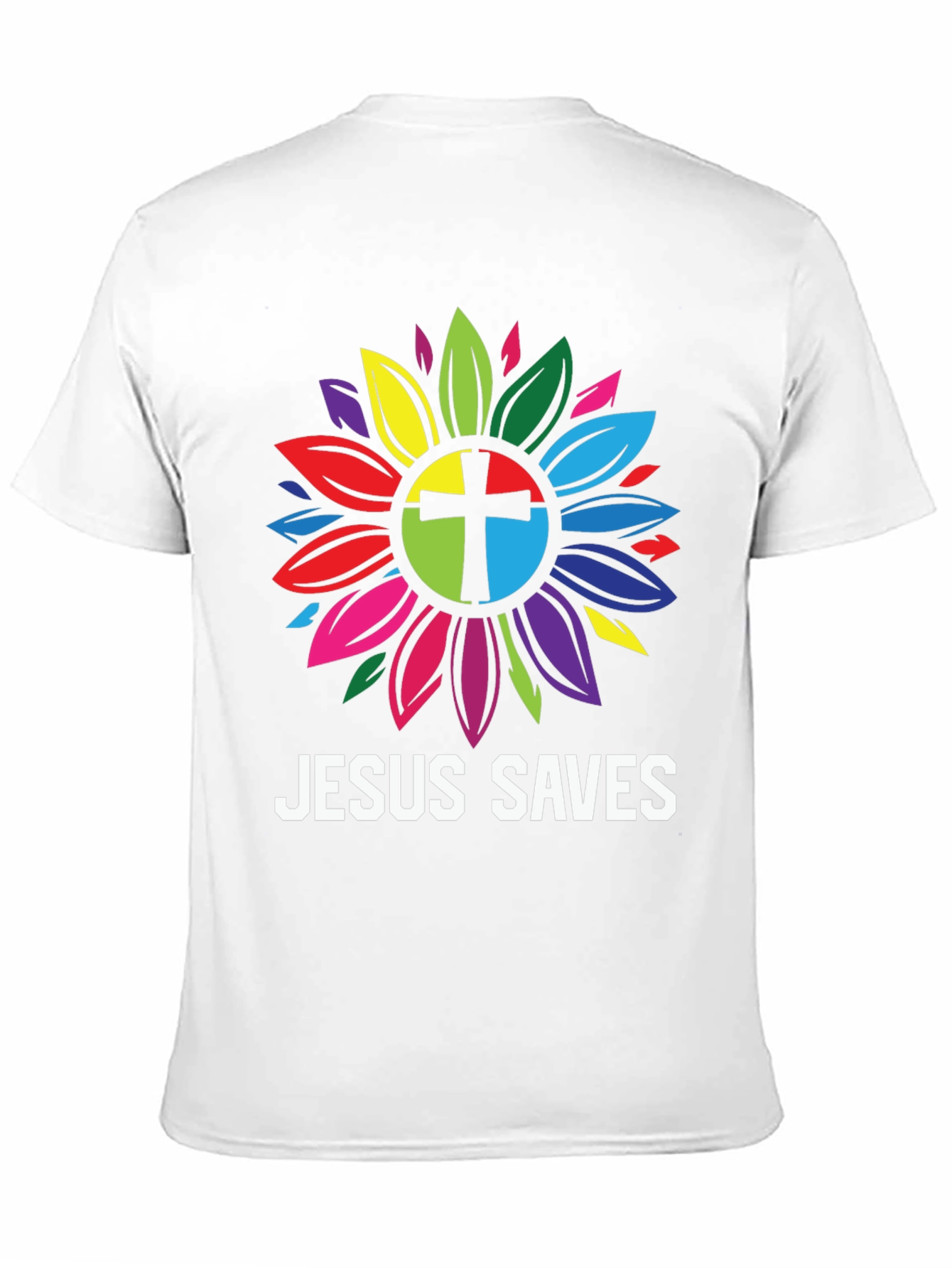 Jesus Saves Sunflower Graphic Tee