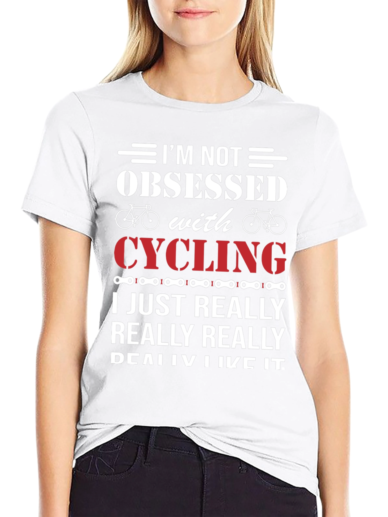 Cycling Obsessed T-Shirt - Funny Biker Gift