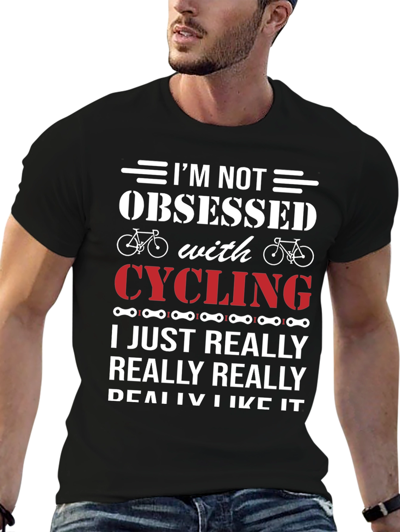 Cycling Obsessed T-Shirt - Funny Biker Gift