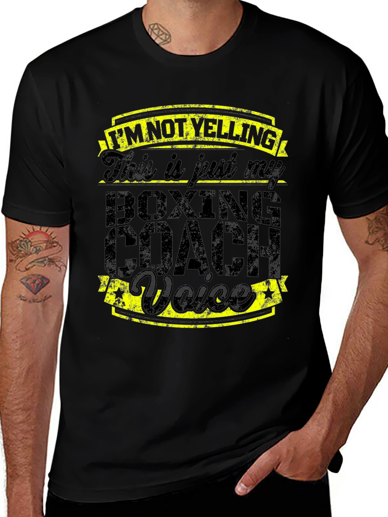 Boxing Coach Voice Graphic T-Shirt