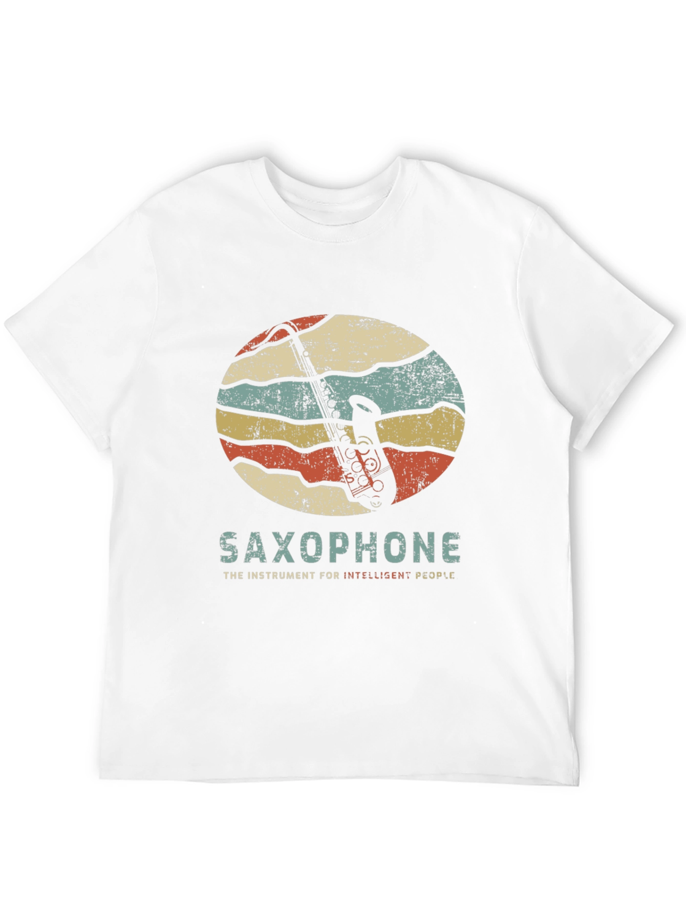 Saxophone Retro Graphic T-Shirt