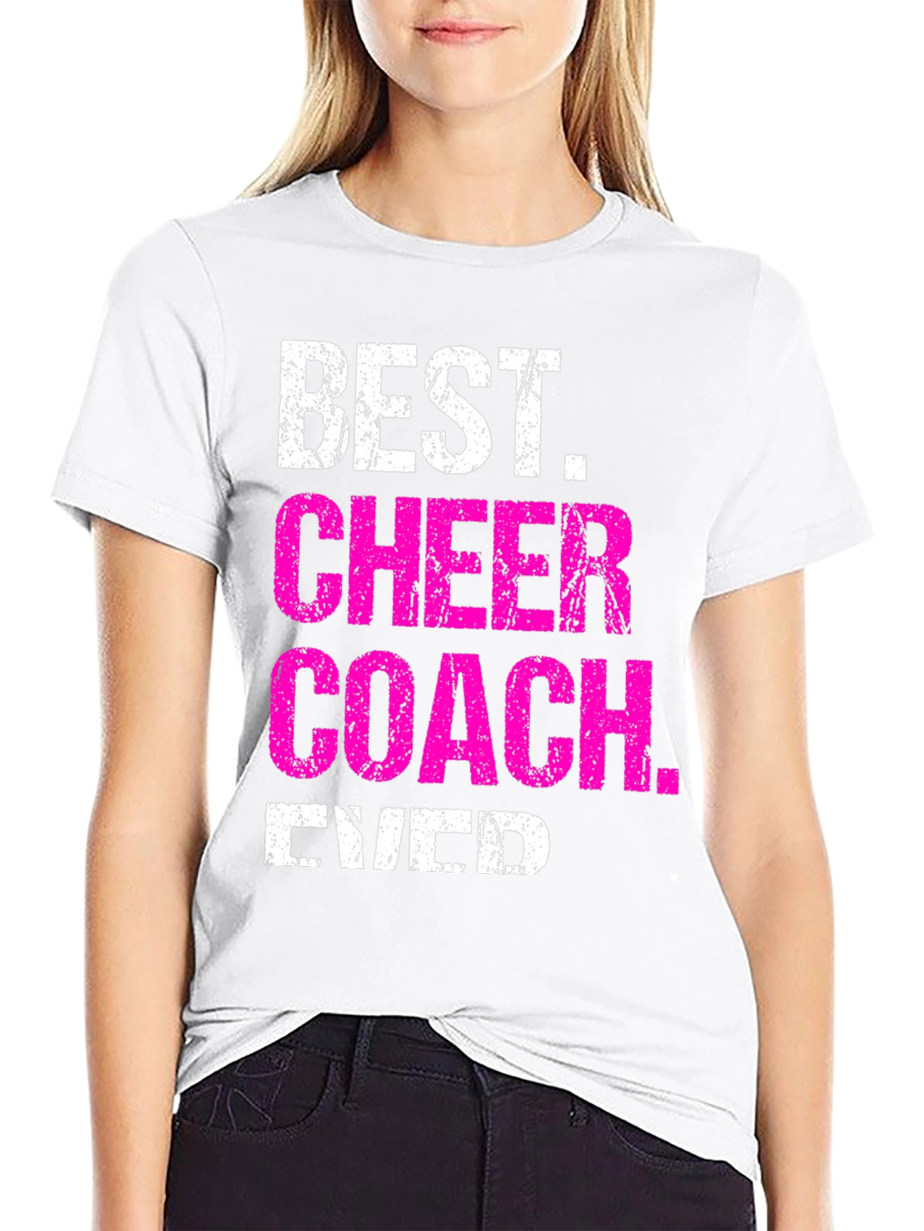 Best Cheer Coach Ever Graphic T-Shirt
