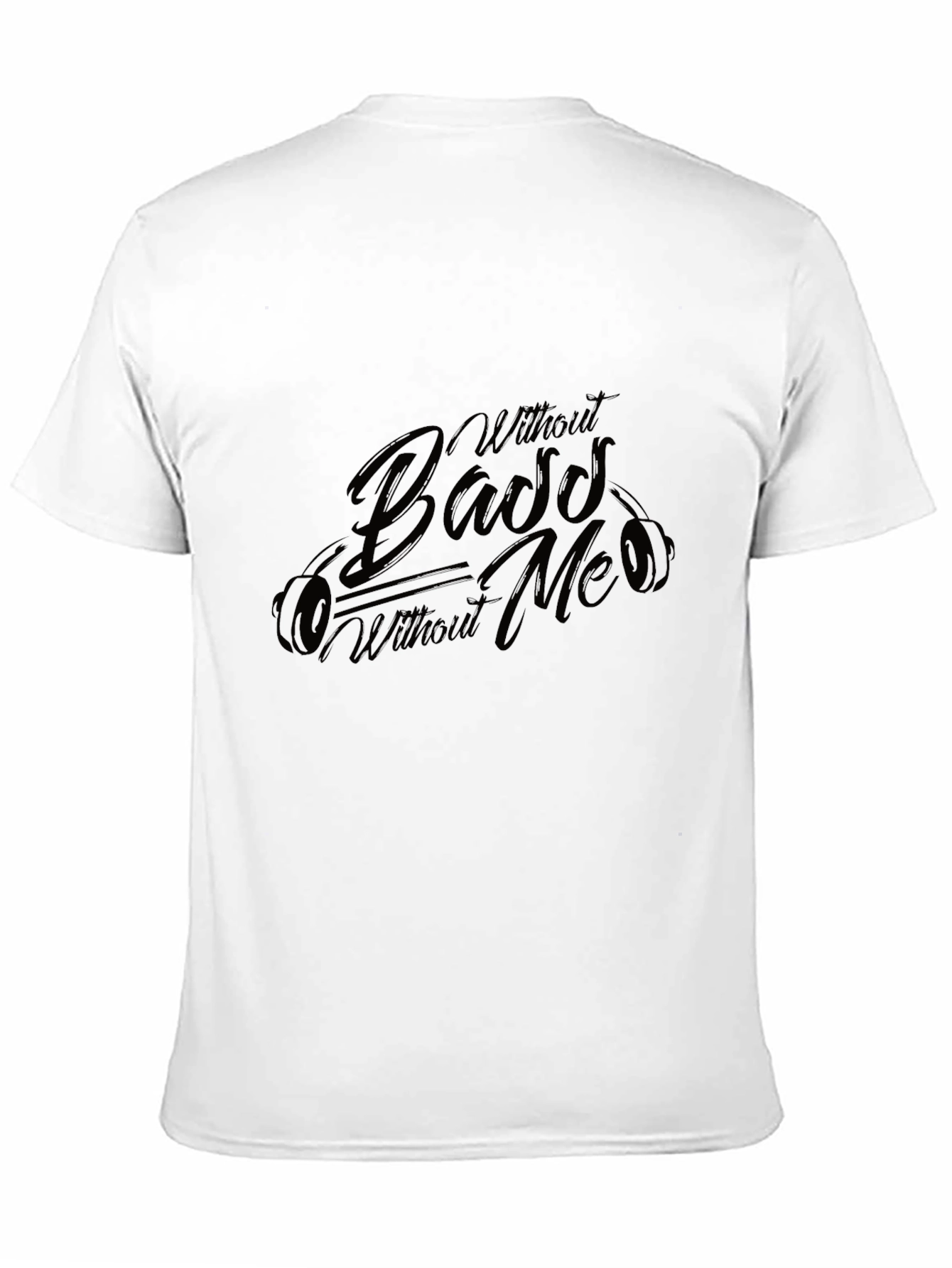 Without Bass Without Me Black T-Shirt