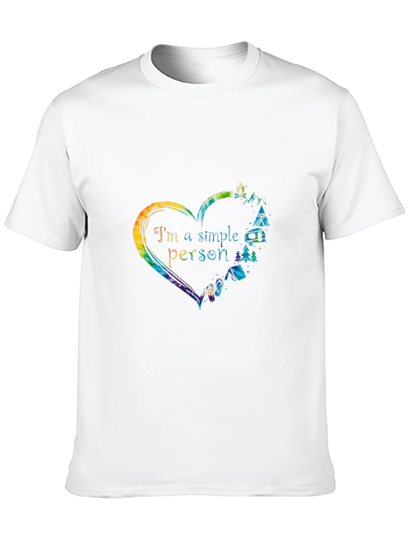 Im a Simple Person Camping Graphic T-Shirt