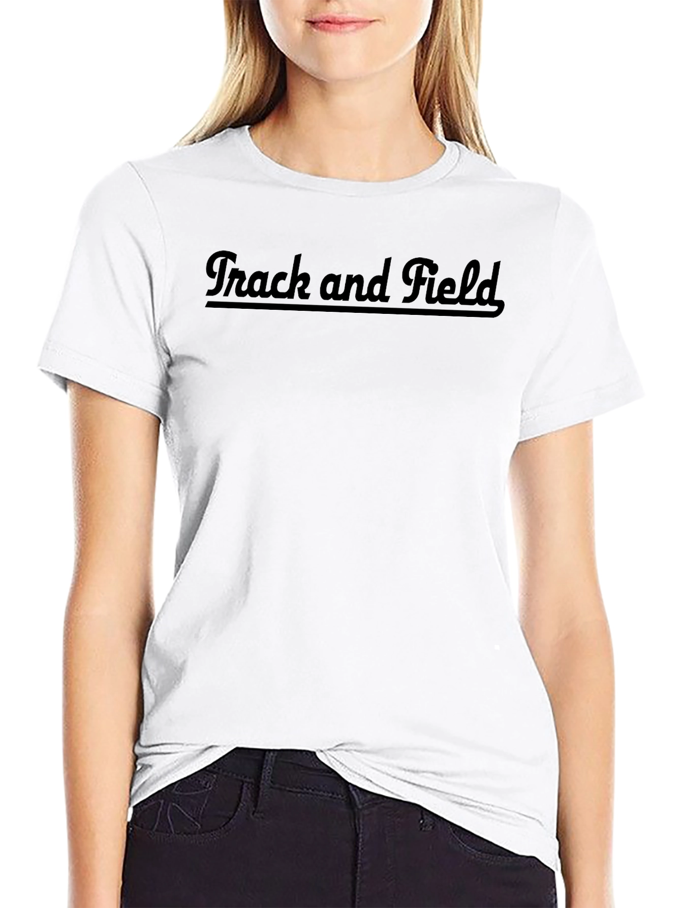 Track and Field Graphic T-Shirt