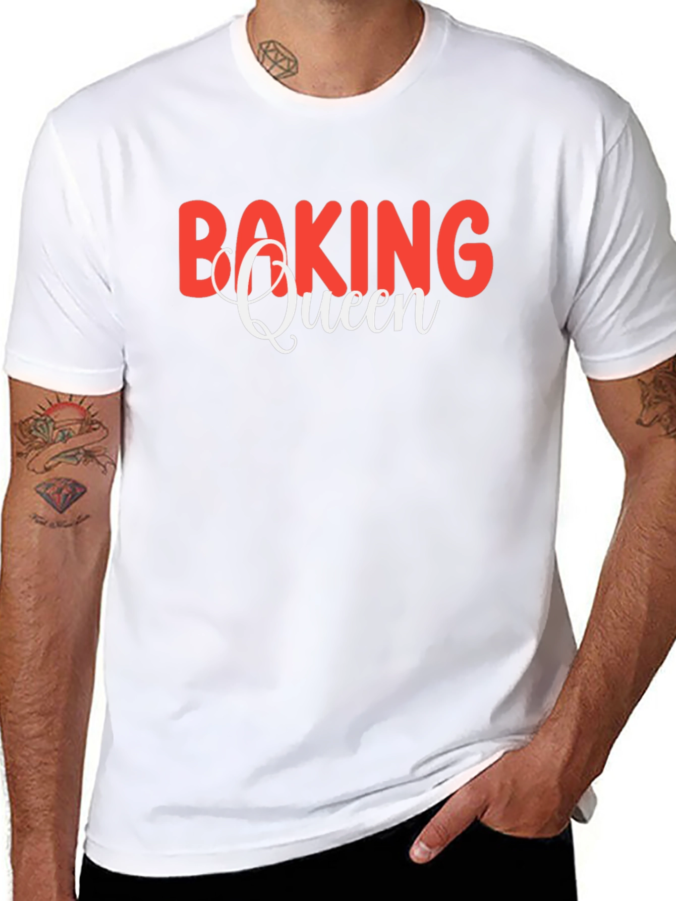 Baking Queen Black T-Shirt - Baking Lover