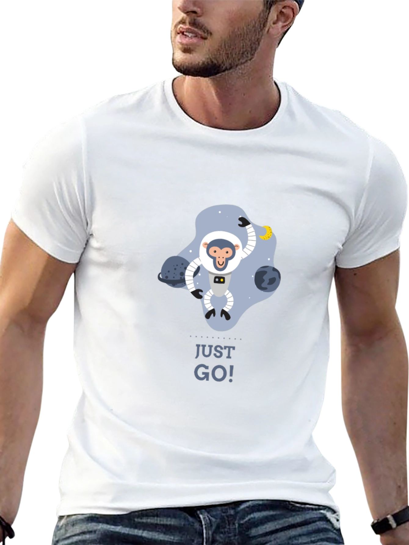 Space Monkey Graphic Tee