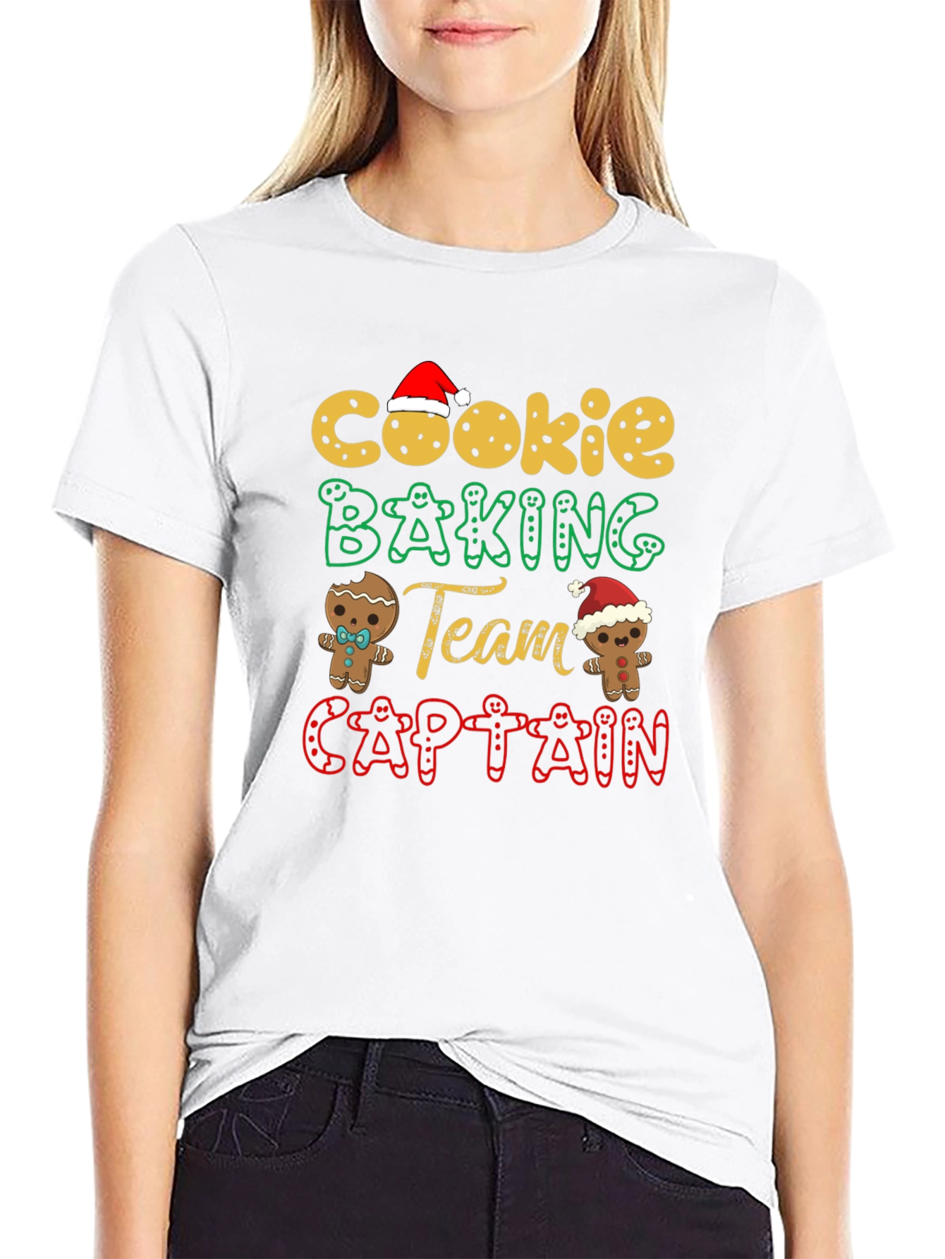 Cookie Baking Team Captain Christmas T-Shirt