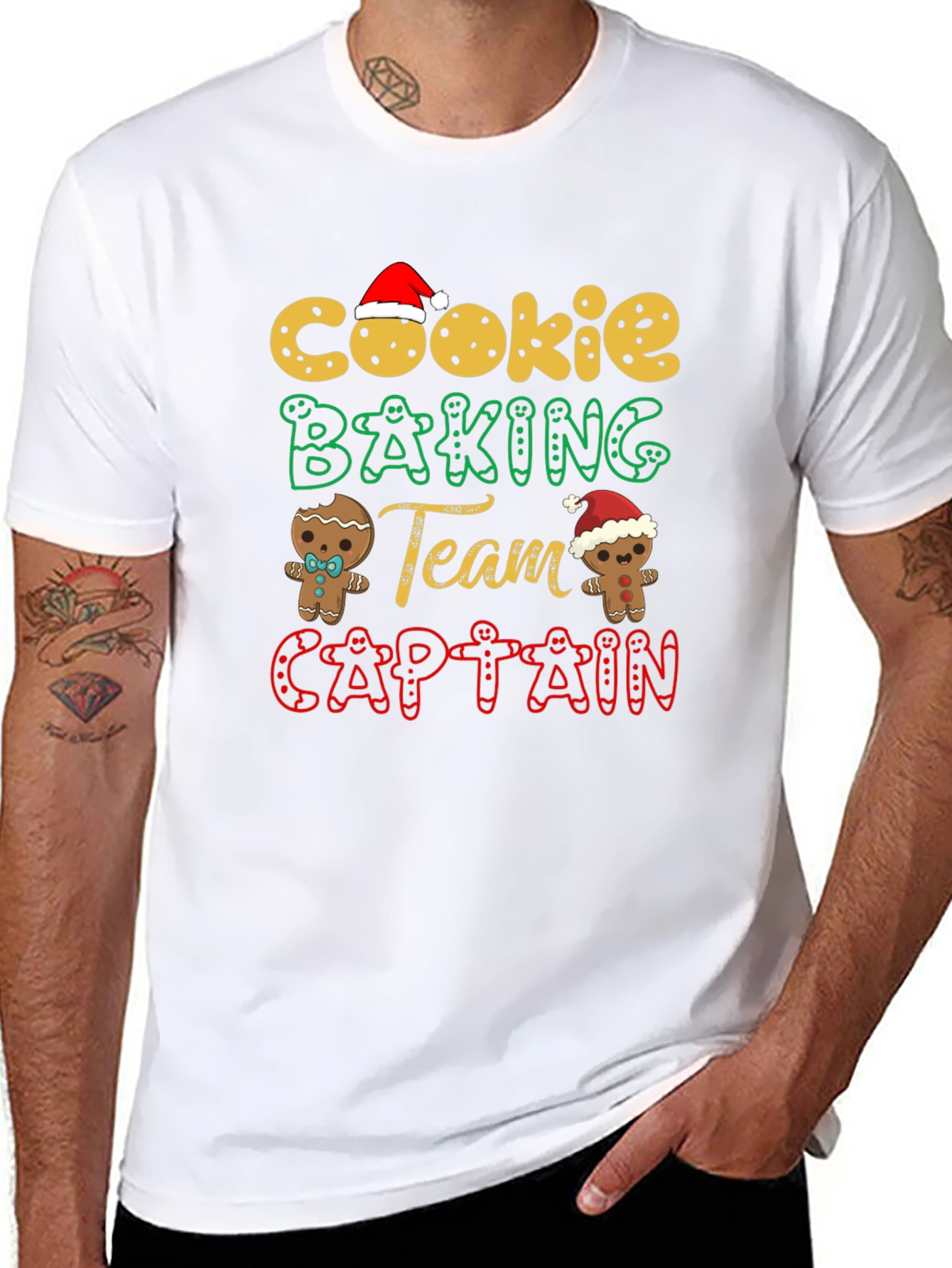 Cookie Baking Team Captain Christmas T-Shirt