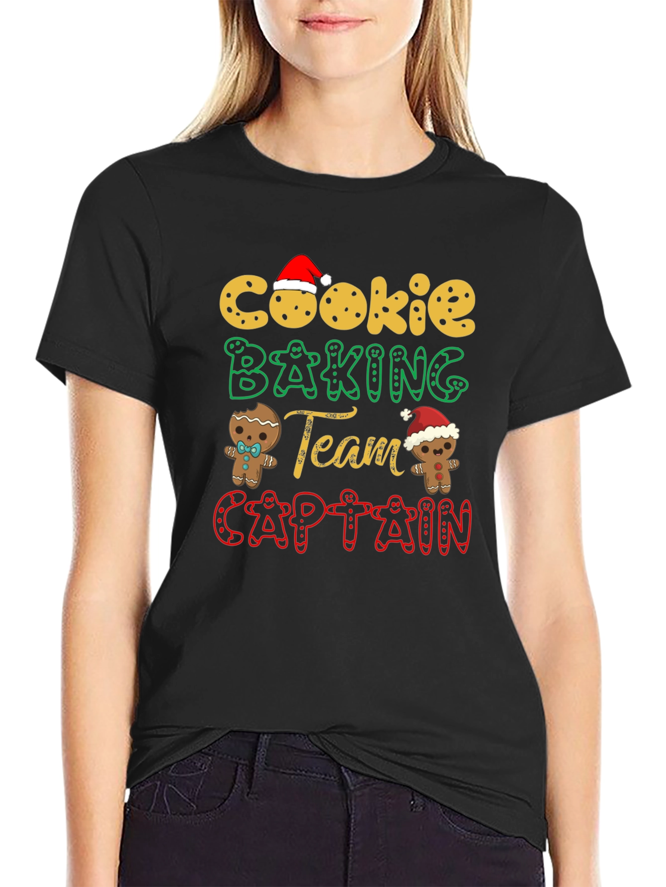 Cookie Baking Team Captain Christmas T-Shirt