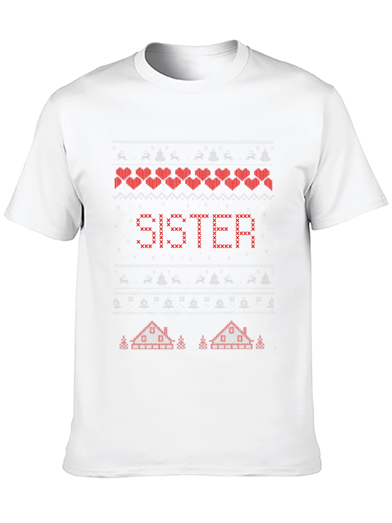 Sister Christmas Ugly Sweater T-Shirt
