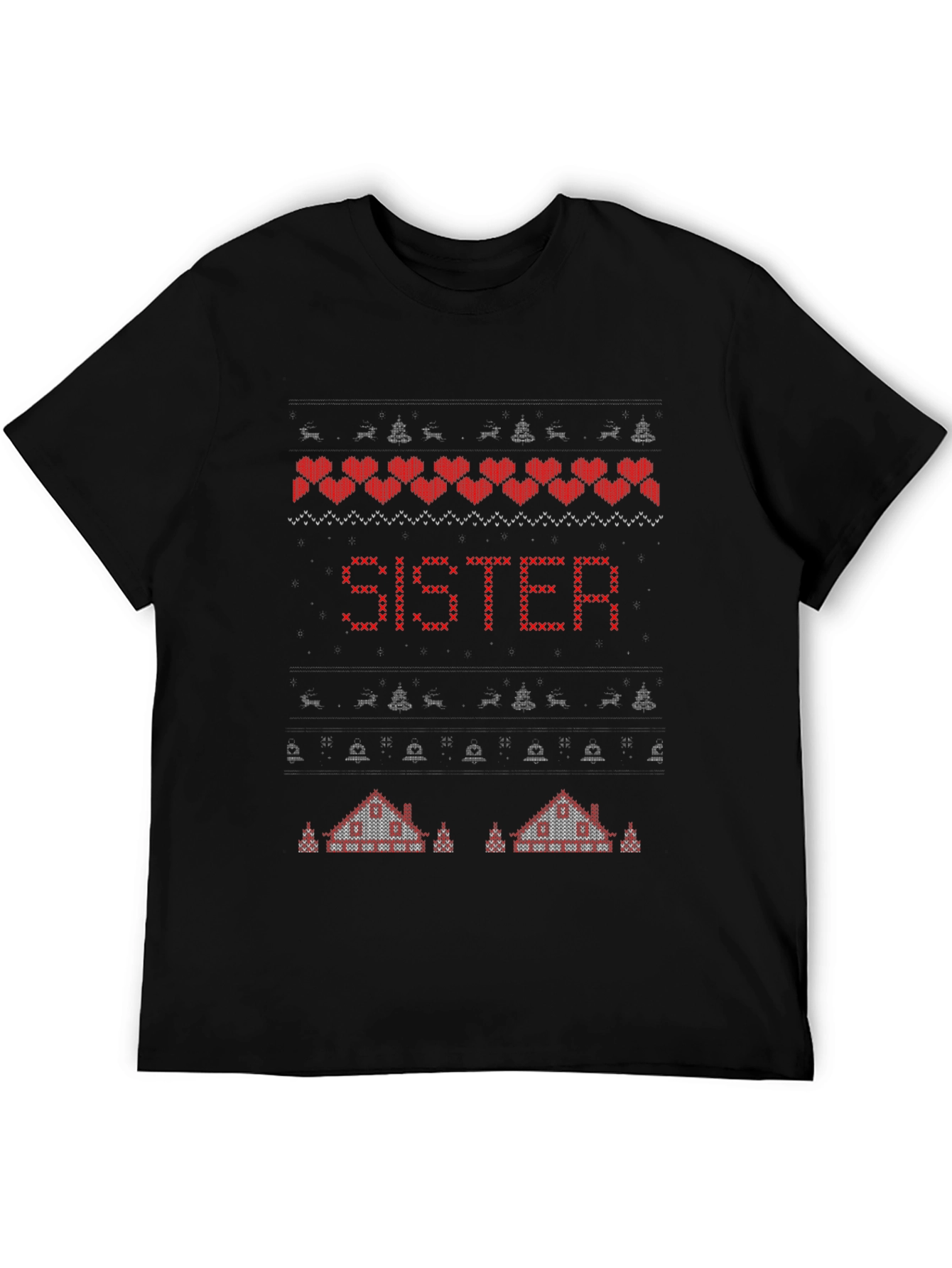 Sister Christmas Ugly Sweater T-Shirt