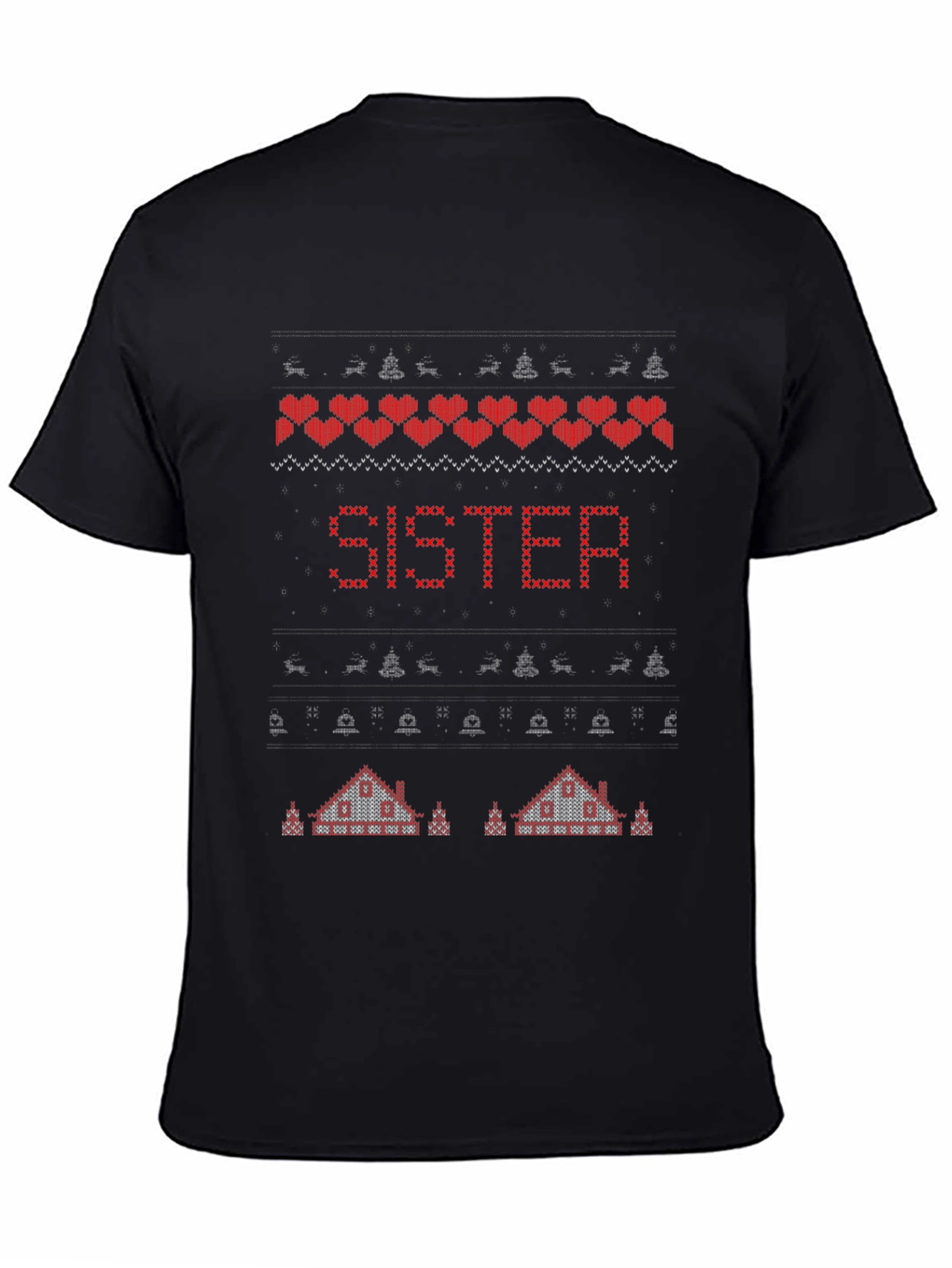 Sister Christmas Ugly Sweater T-Shirt