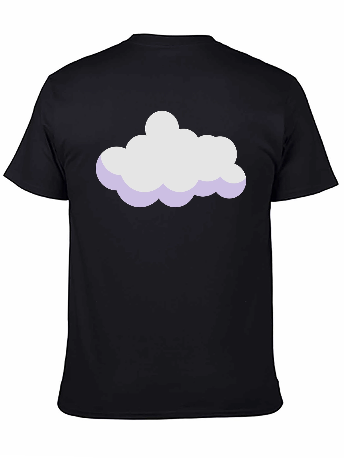 Cloud Graphic Black T-Shirt