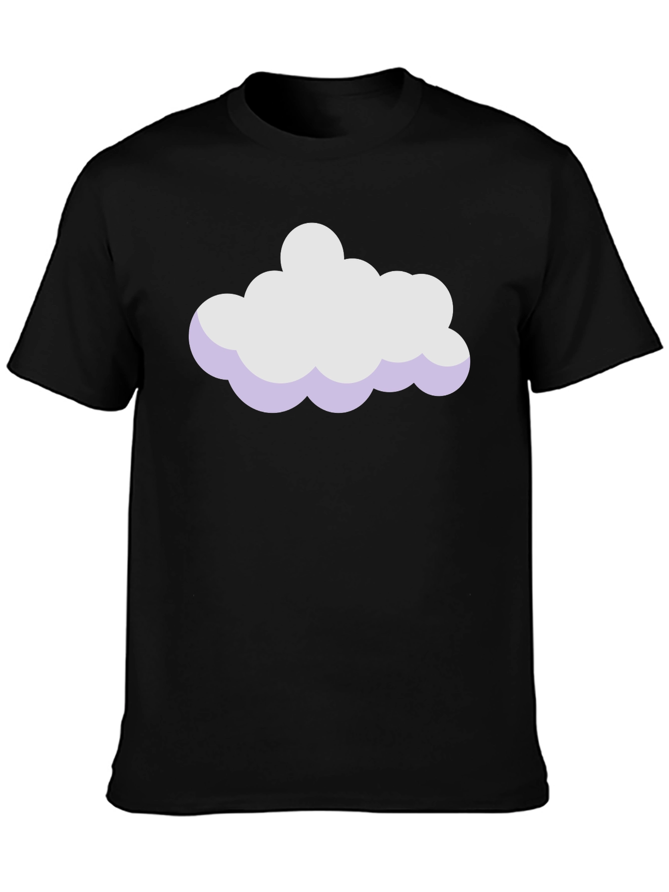 Cloud Graphic Black T-Shirt