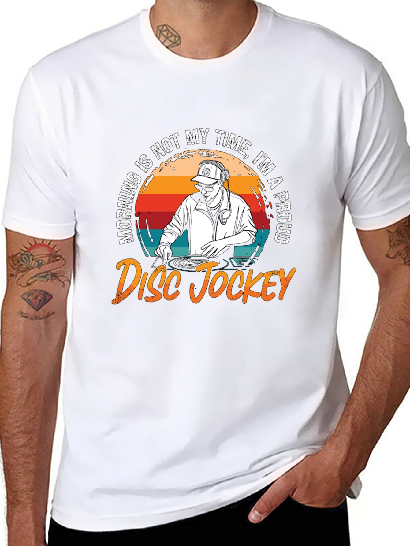 DJ Disc Jockey Graphic T-Shirt