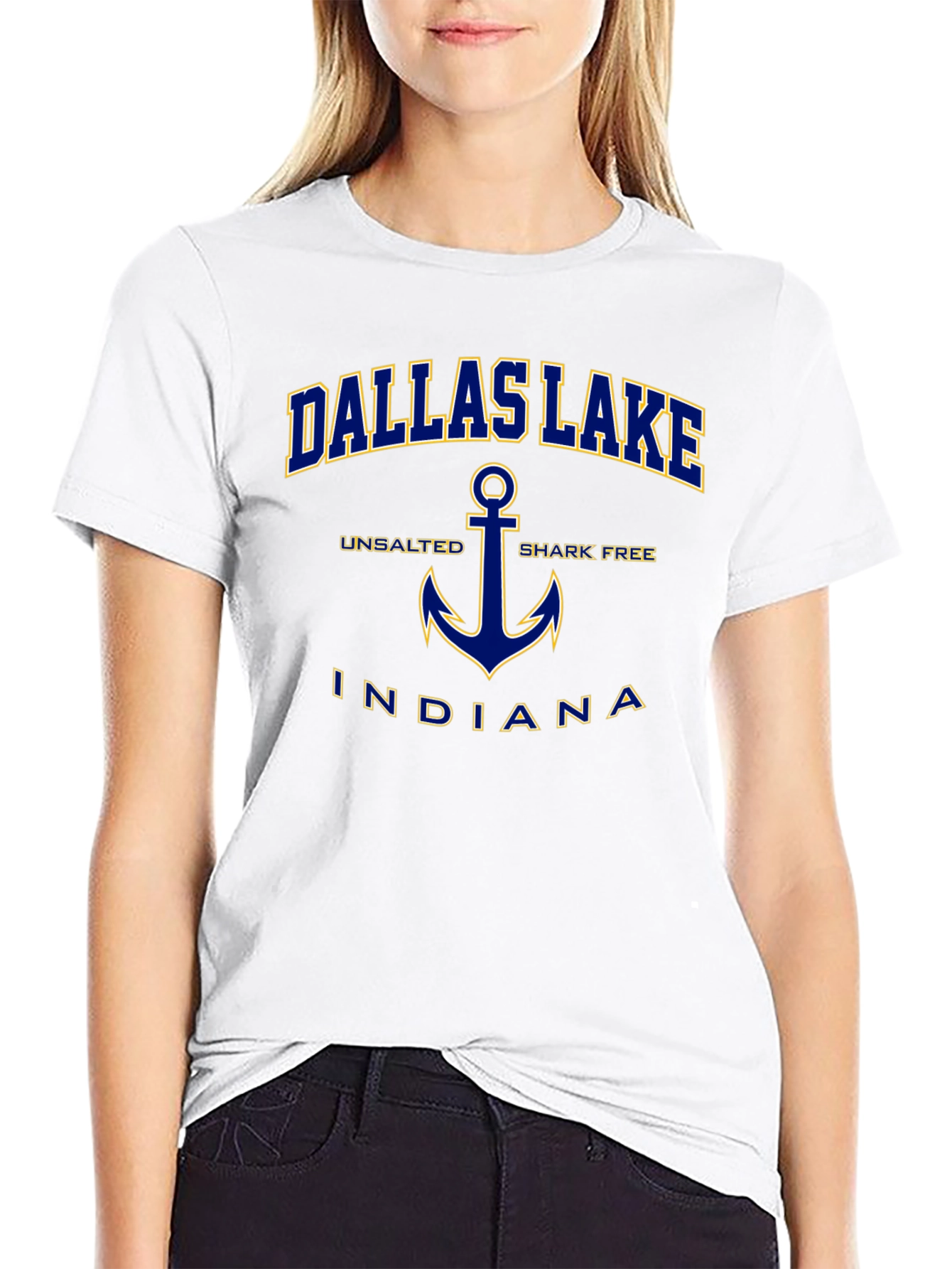 Dallas Lake Indiana T-Shirt Unsalted & Shark Free