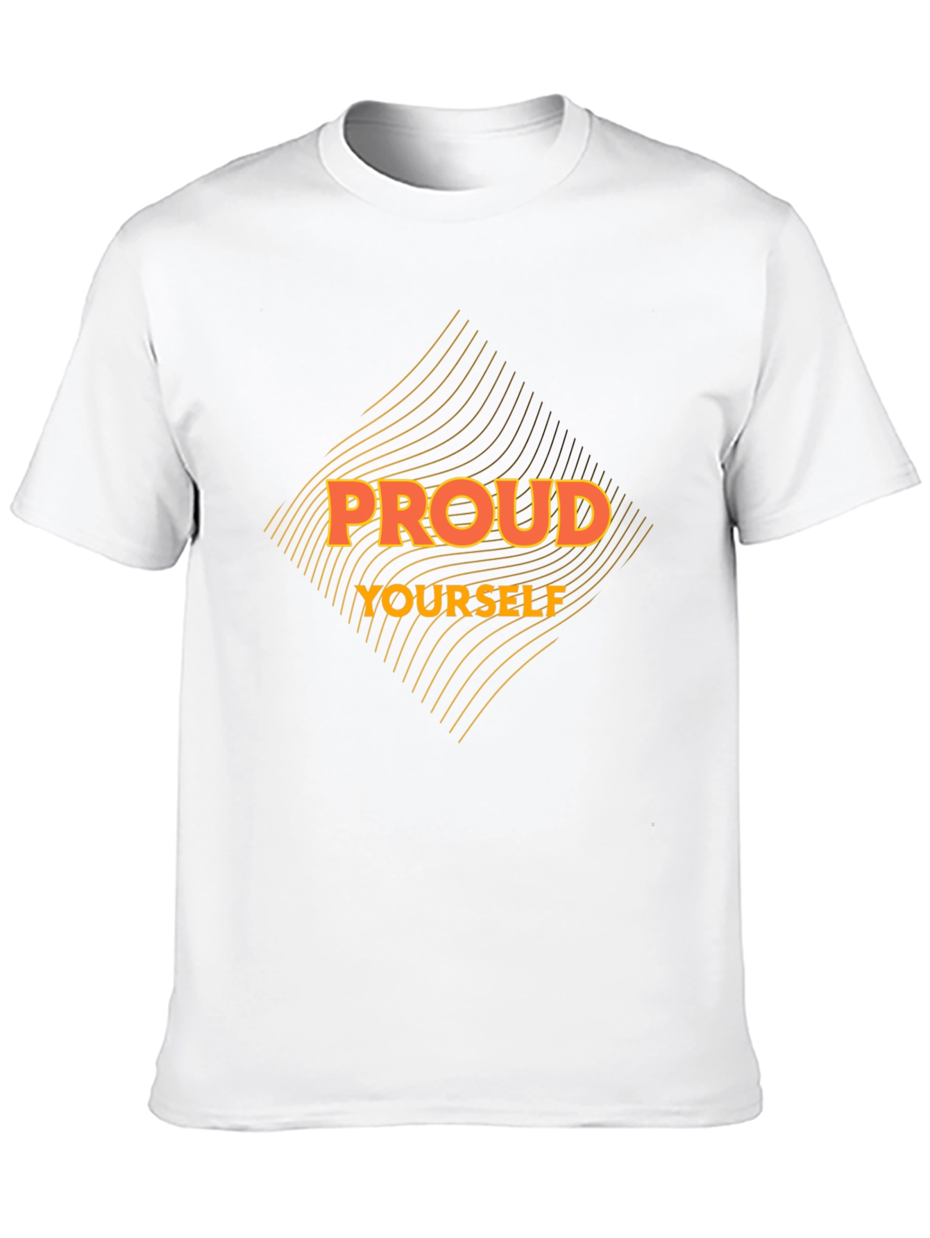 Proud Yourself Graphic Tee - Black Casual T-Shirt