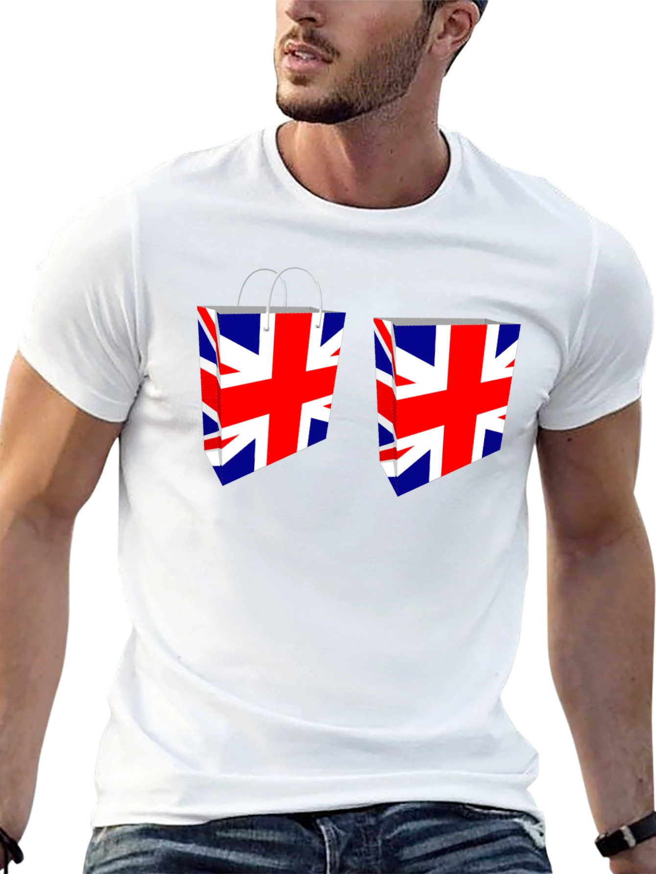 Union Jack Shopping Bags T-Shirt