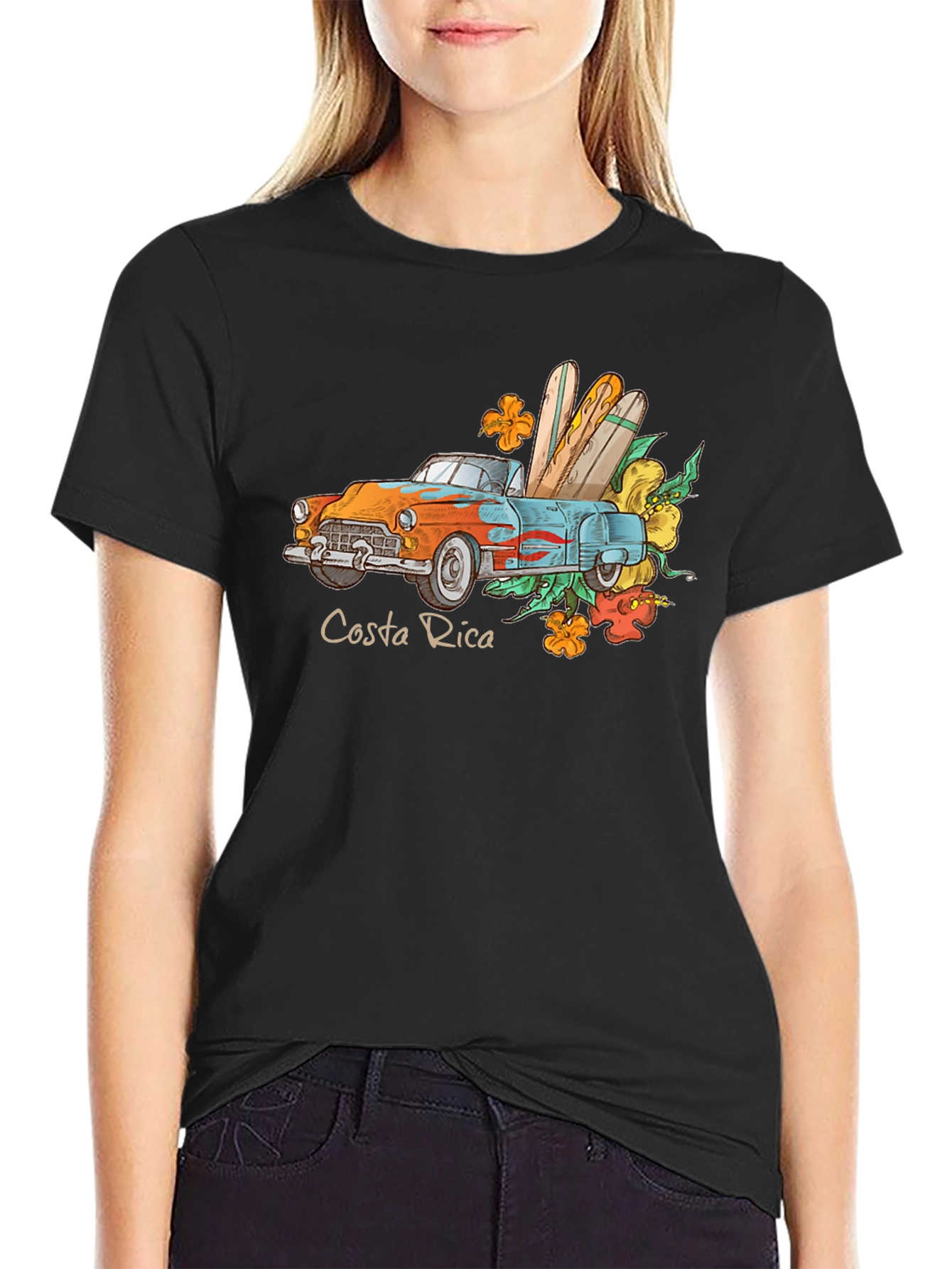 Costa Rica Car & Surf T-Shirt
