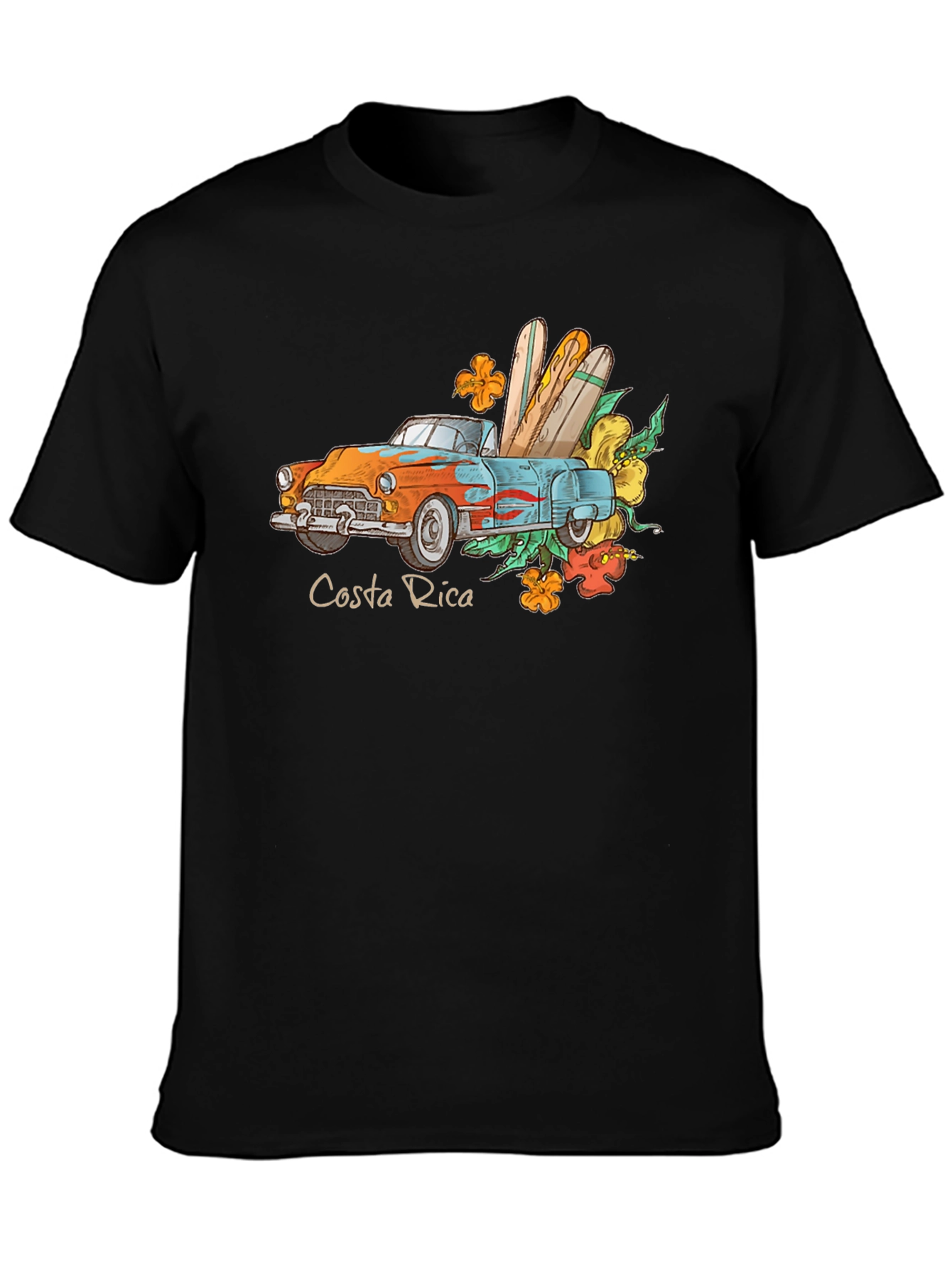 Costa Rica Car & Surf T-Shirt