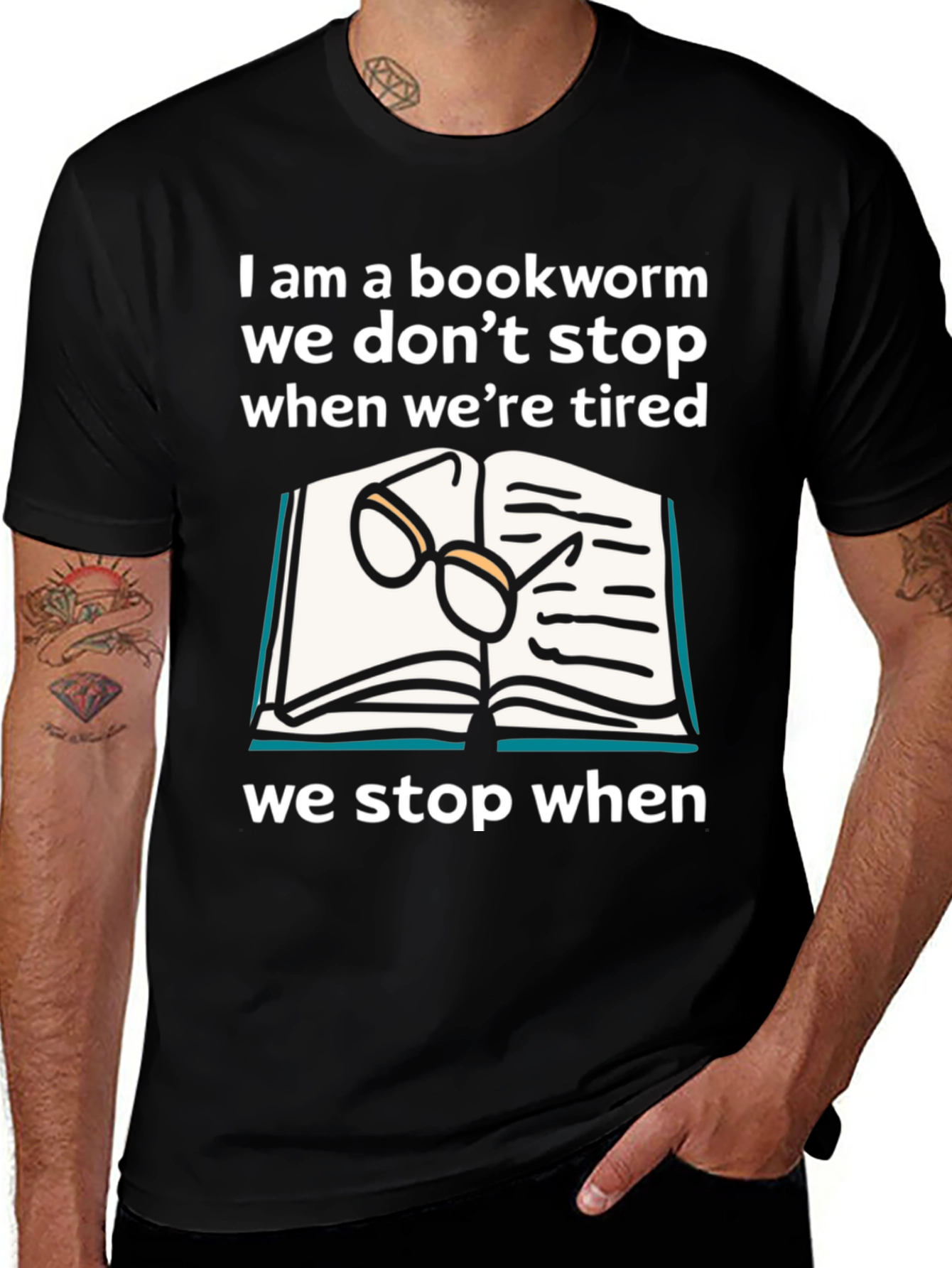 Bookworm T-Shirt - Never Stop Reading!