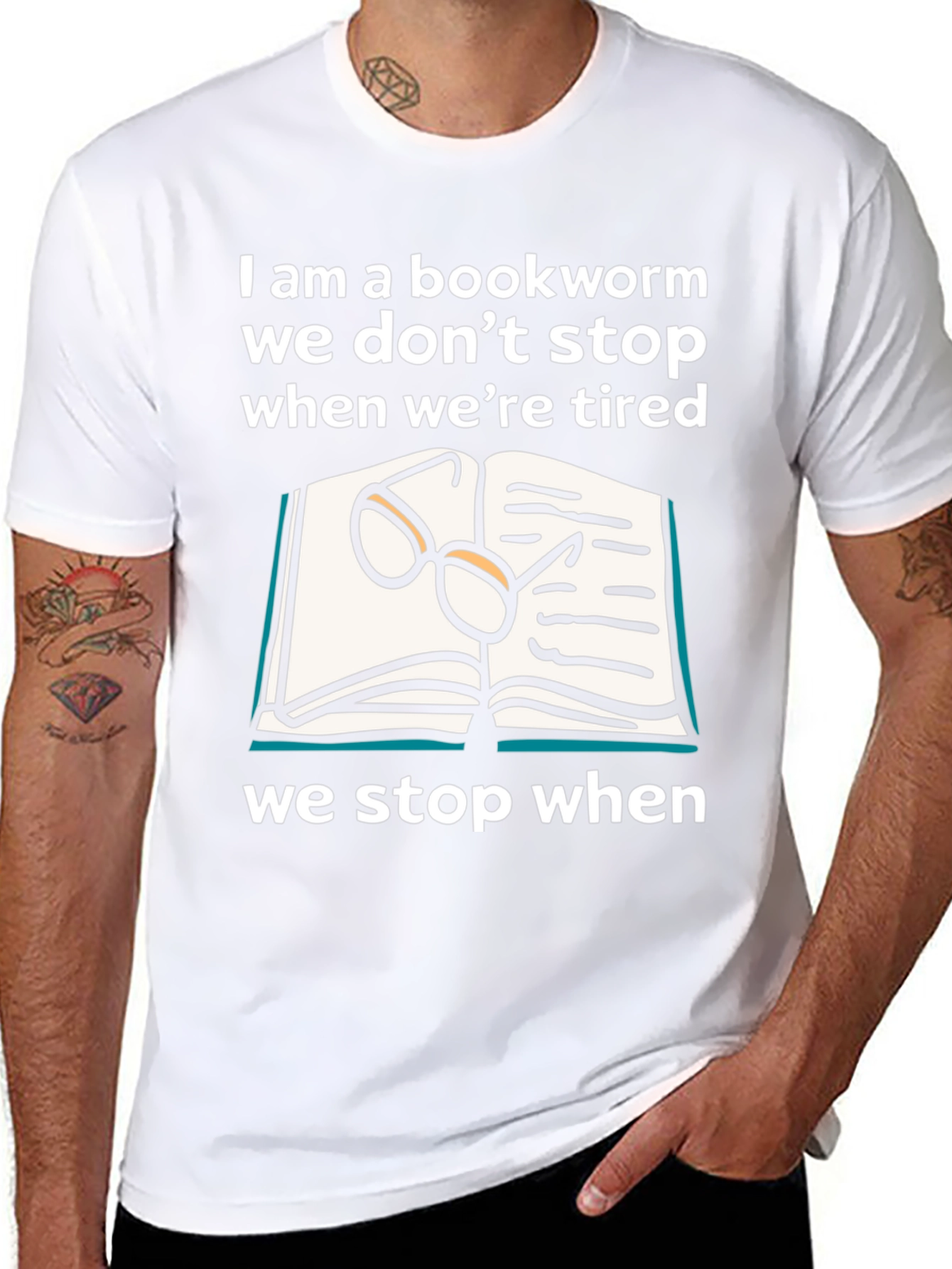 Bookworm T-Shirt - Never Stop Reading!