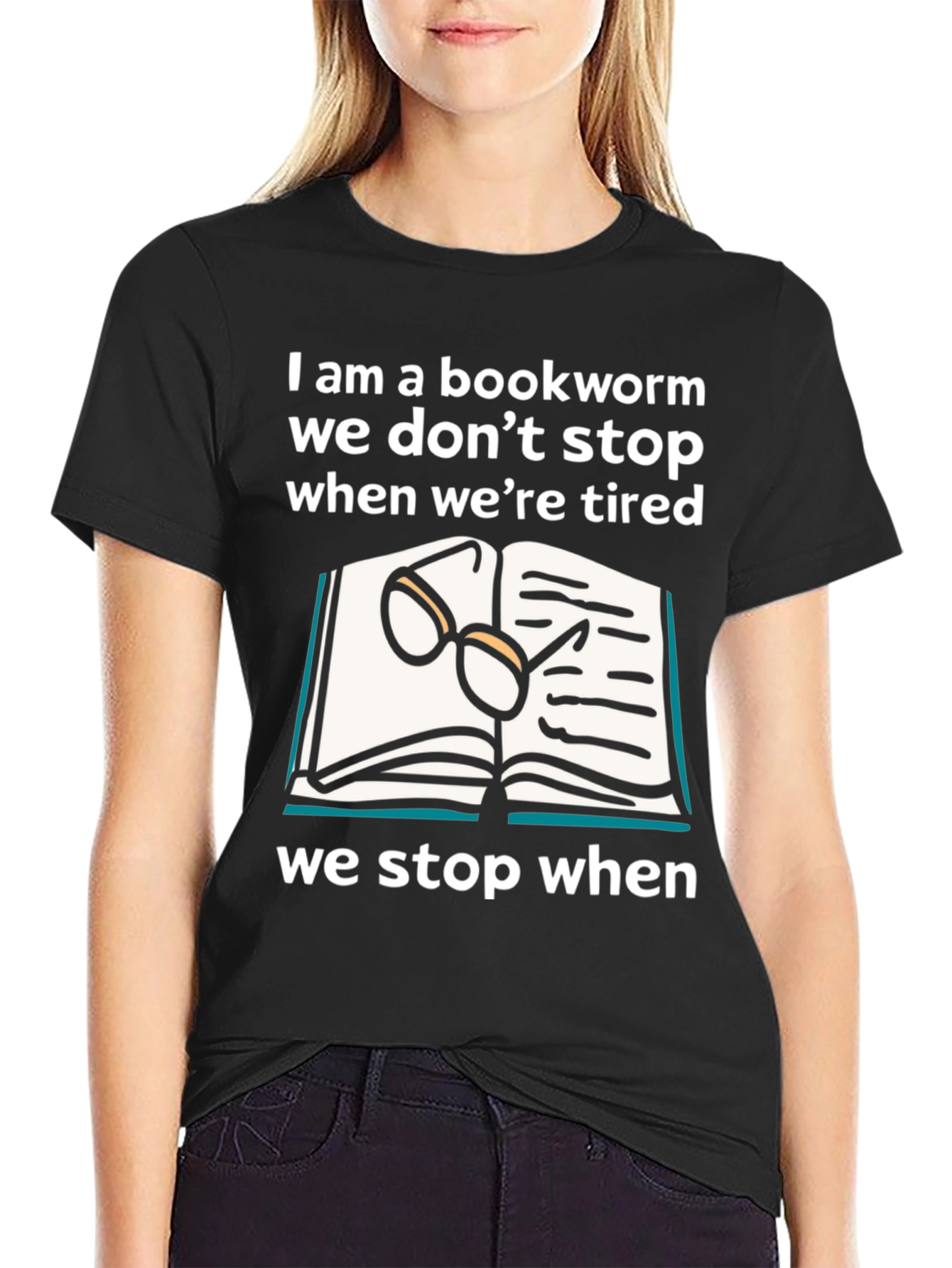 Bookworm T-Shirt - Never Stop Reading!
