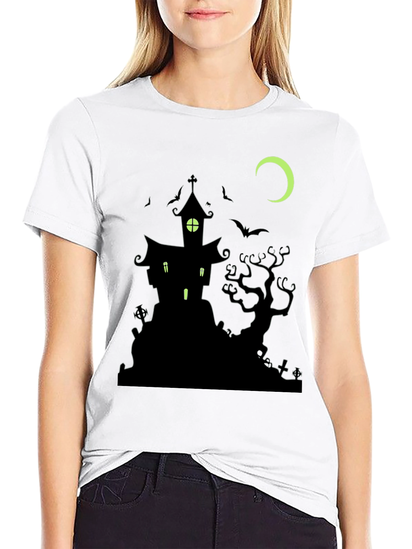 Spooky Halloween House T-Shirt
