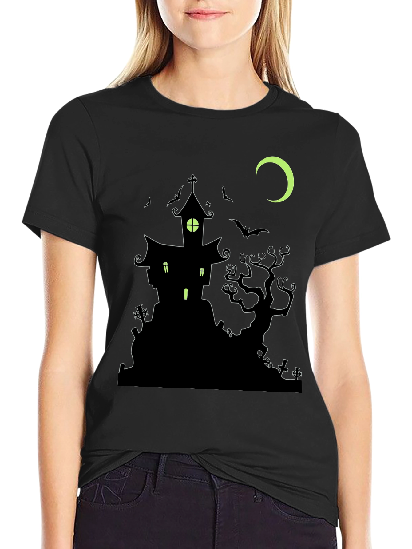Spooky Halloween House T-Shirt