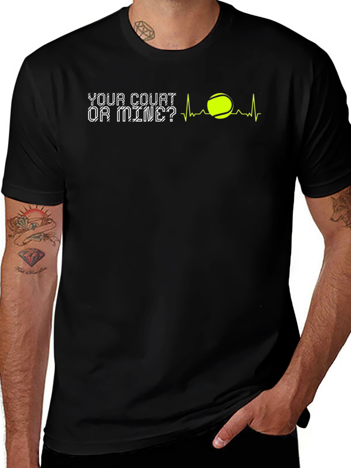 Tennis T-Shirt: Your Court or Mine?