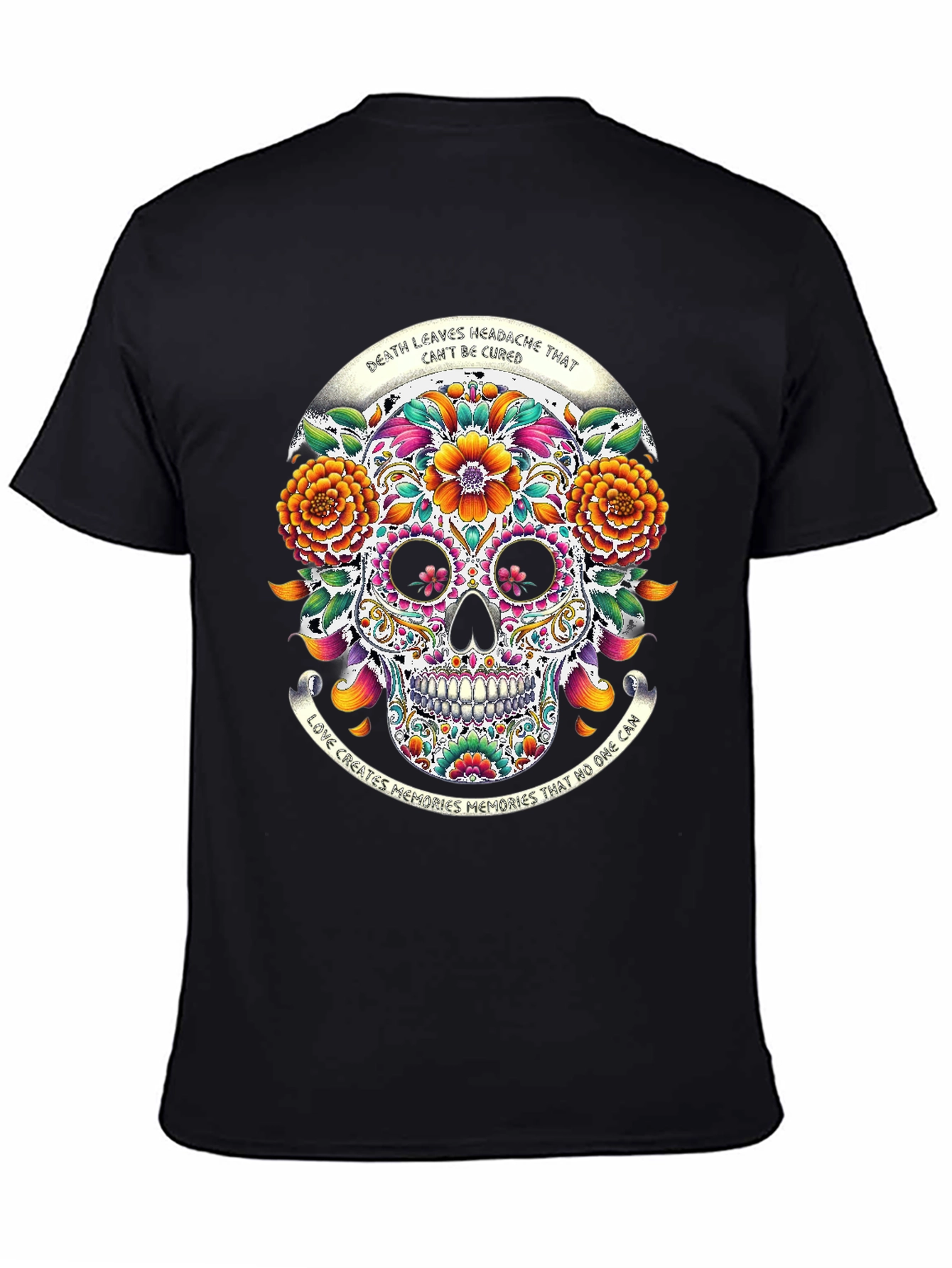 Sugar Skull Graphic T-Shirt