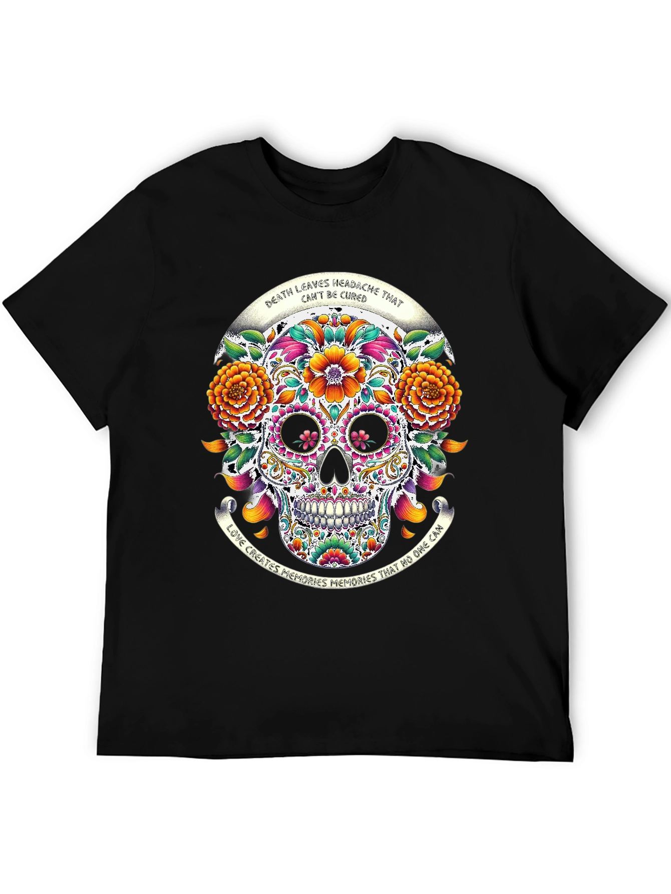 Sugar Skull Graphic T-Shirt