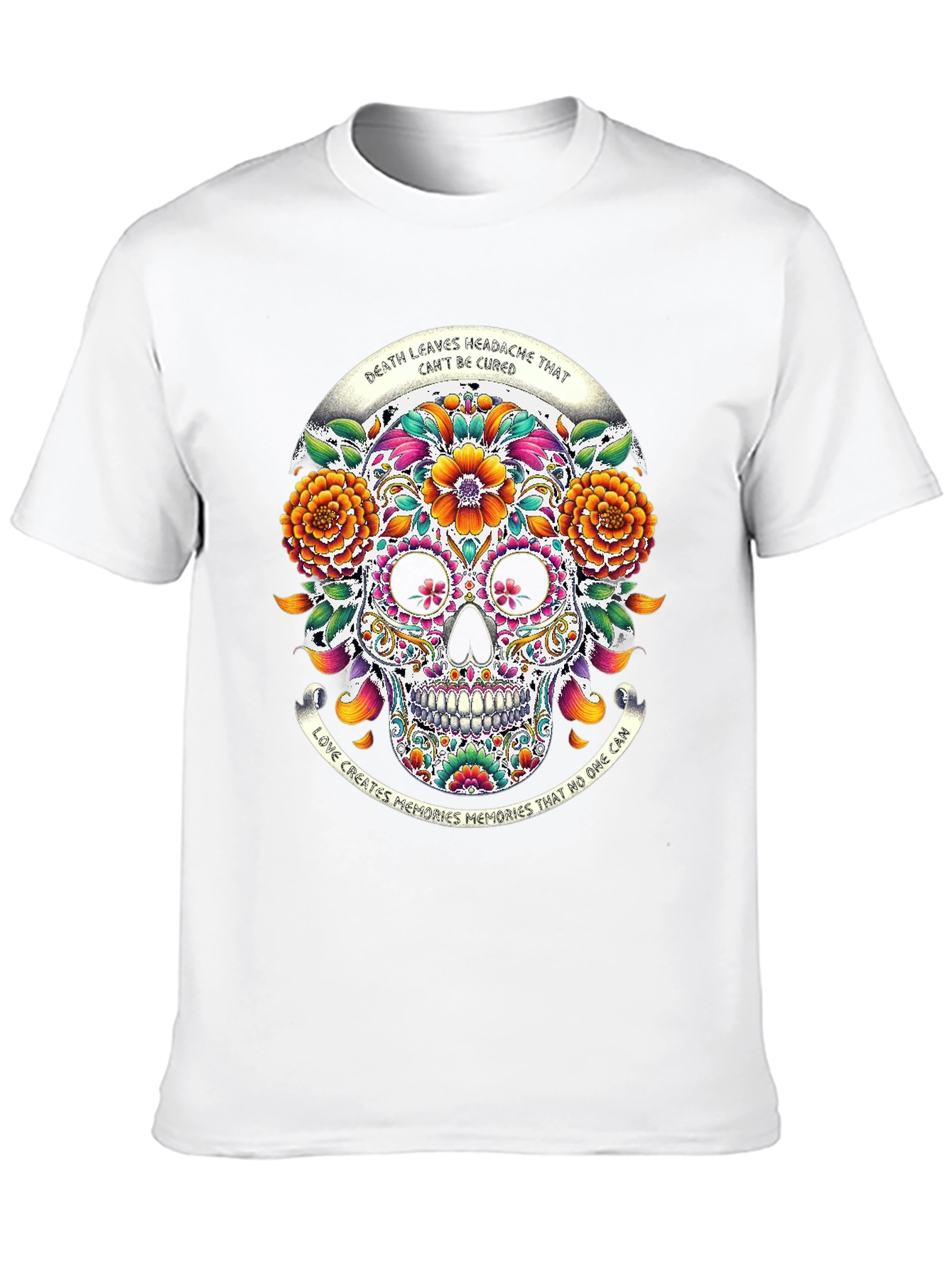 Sugar Skull Graphic T-Shirt