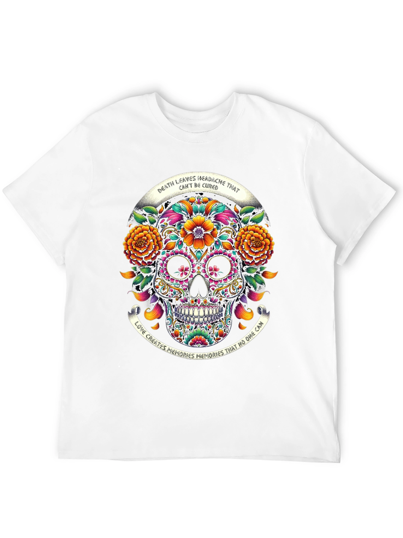 Sugar Skull Graphic T-Shirt