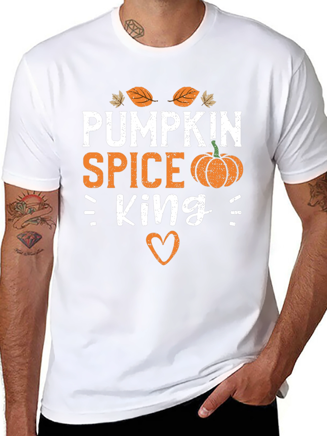 Pumpkin Spice King Graphic T-Shirt