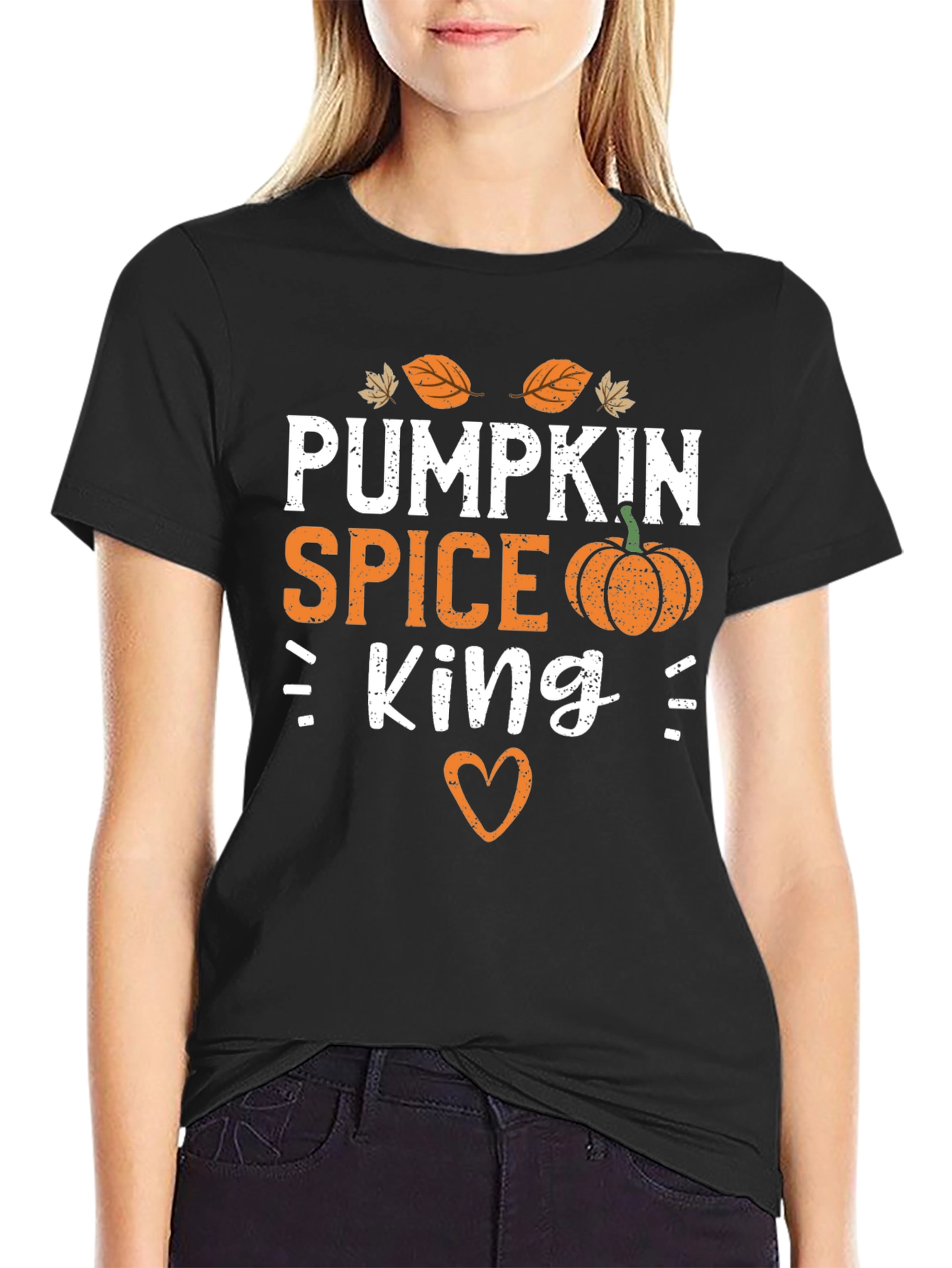 Pumpkin Spice King Graphic T-Shirt
