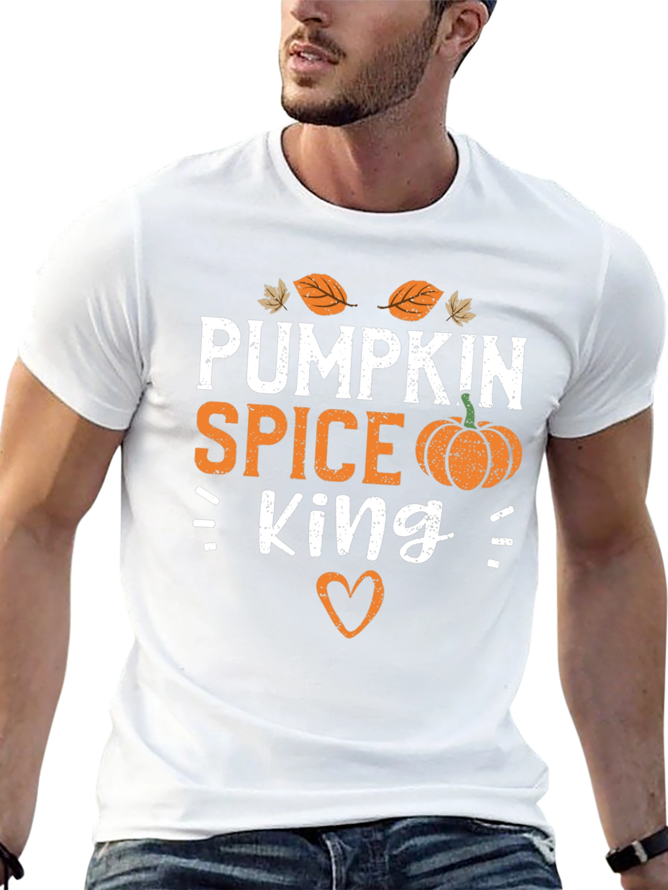 Pumpkin Spice King Graphic T-Shirt