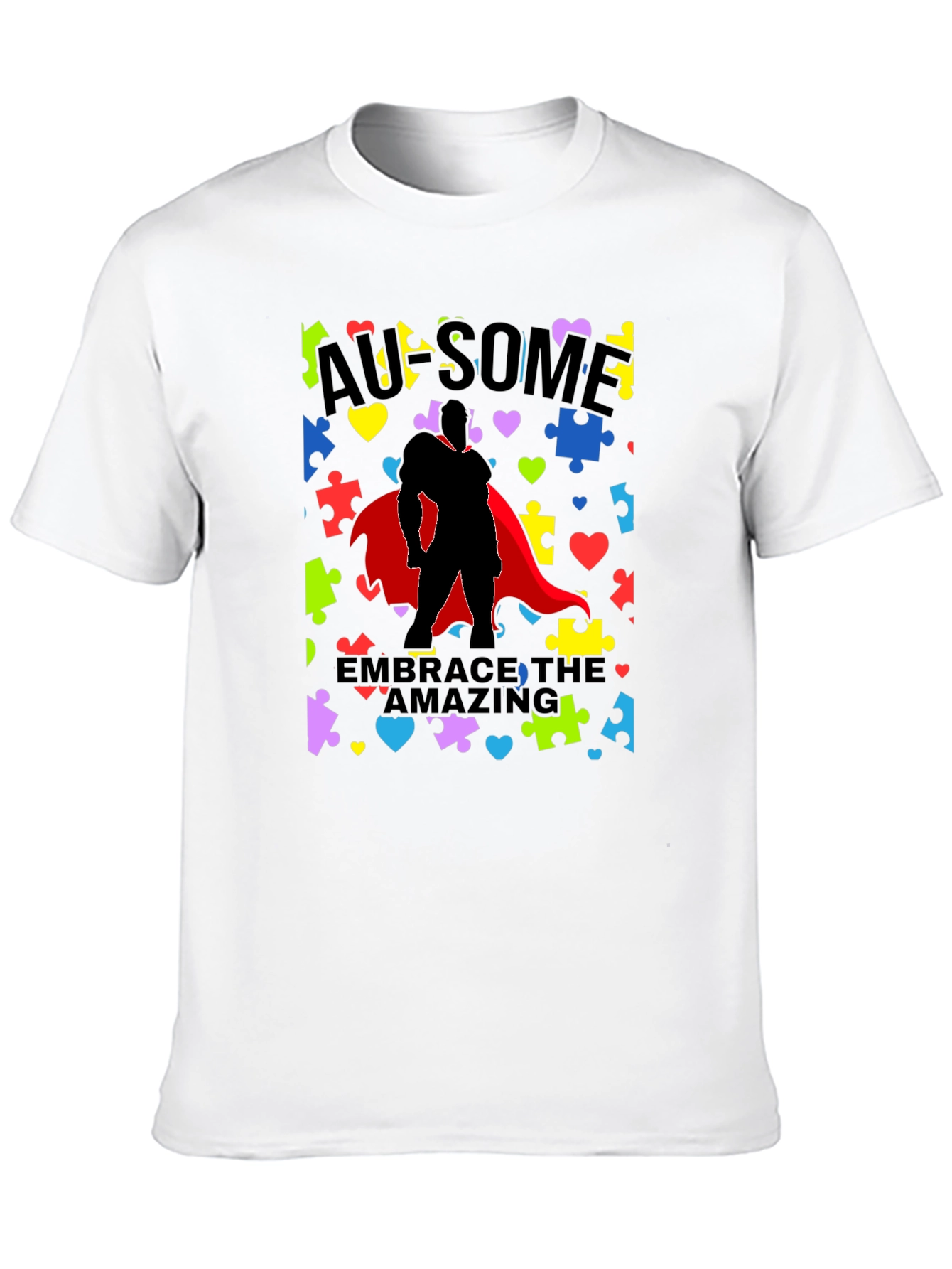 Awesome Superhero Autism Awareness T-Shirt