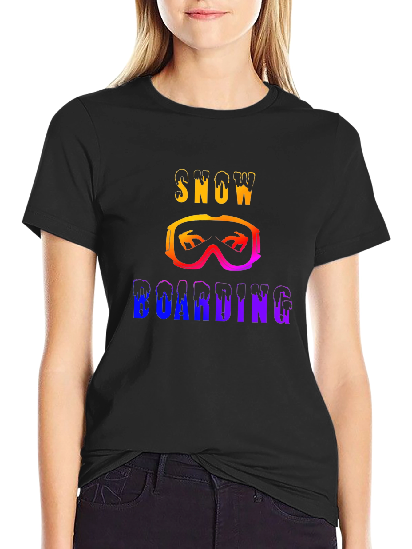 Snowboarding Graphic T-Shirt - Unique Design