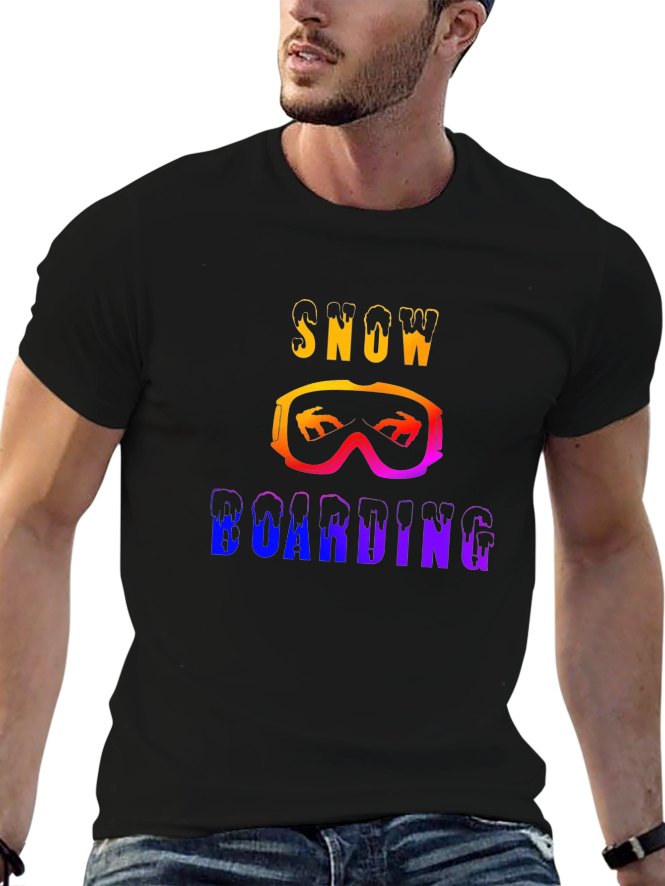 Snowboarding Graphic T-Shirt - Unique Design
