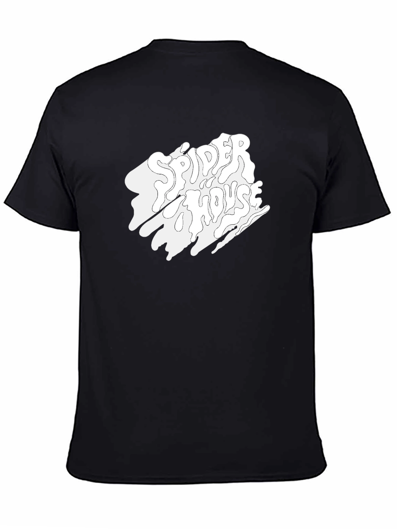 Spider House T-Shirt - Black Cotton Tee