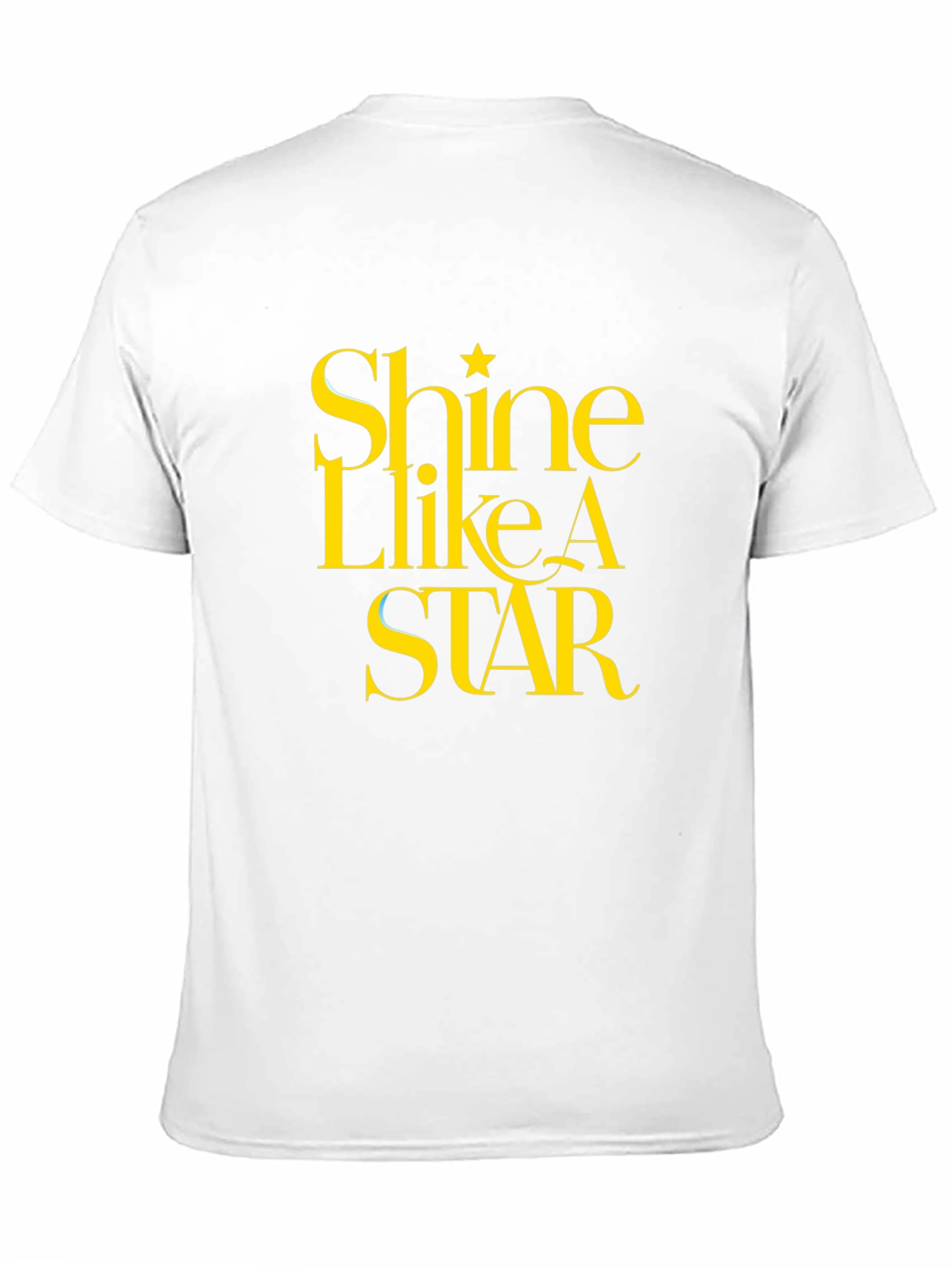 Shine Like A Star Black Graphic Tee
