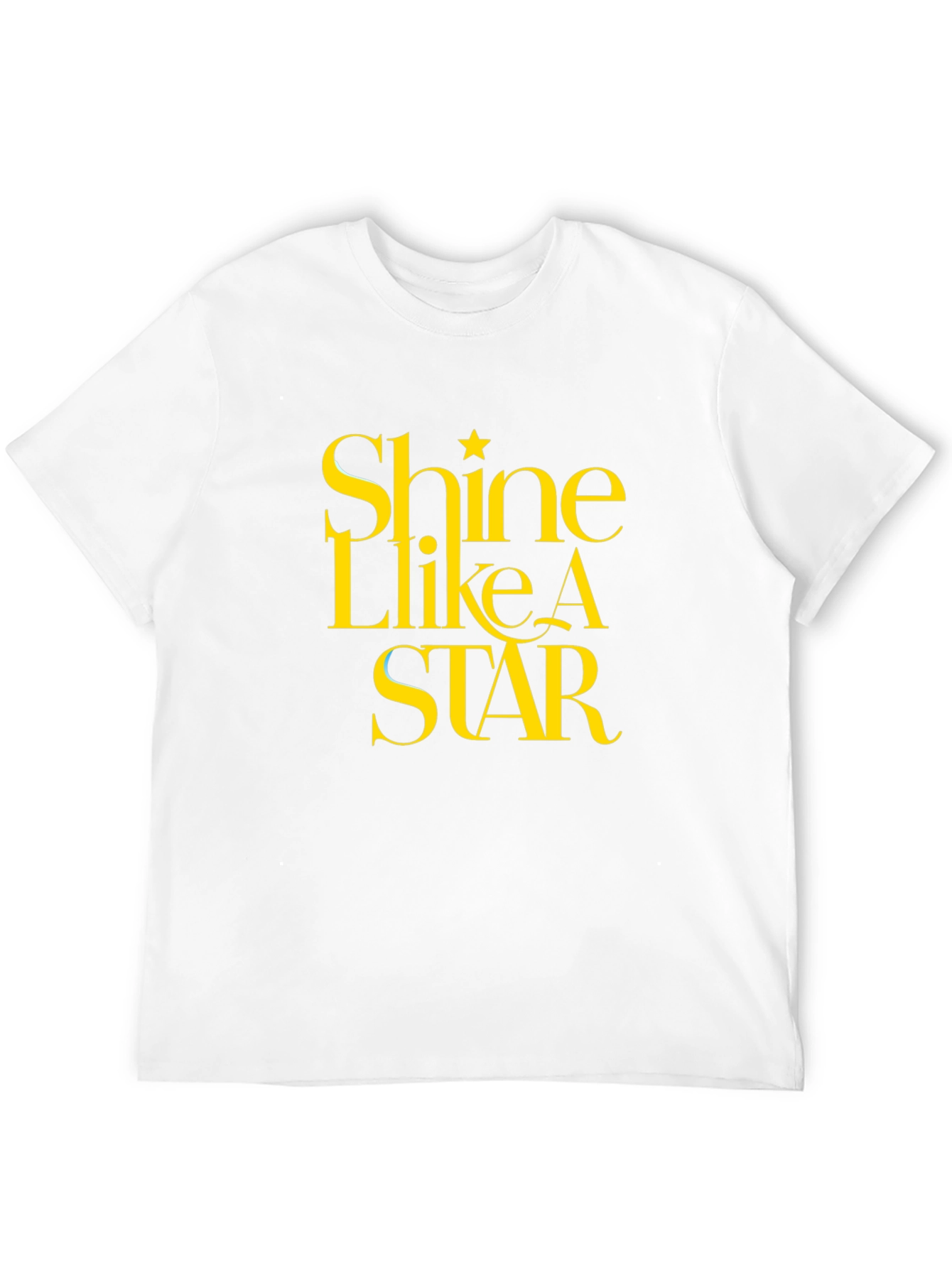 Shine Like A Star Black Graphic Tee