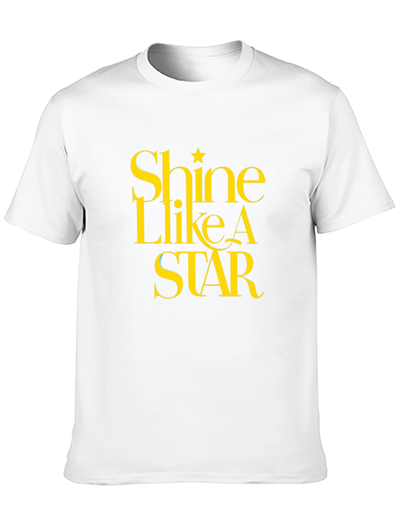 Shine Like A Star Black Graphic Tee