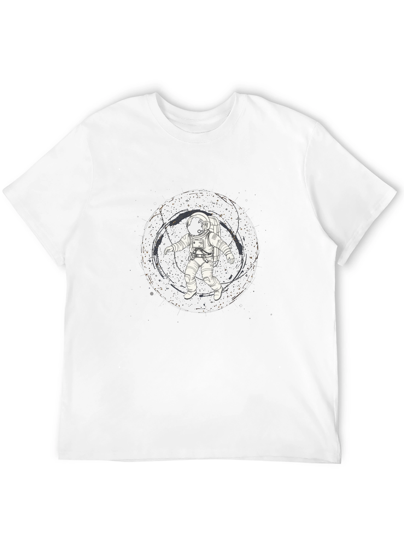 Astronaut Graphic Black T-Shirt
