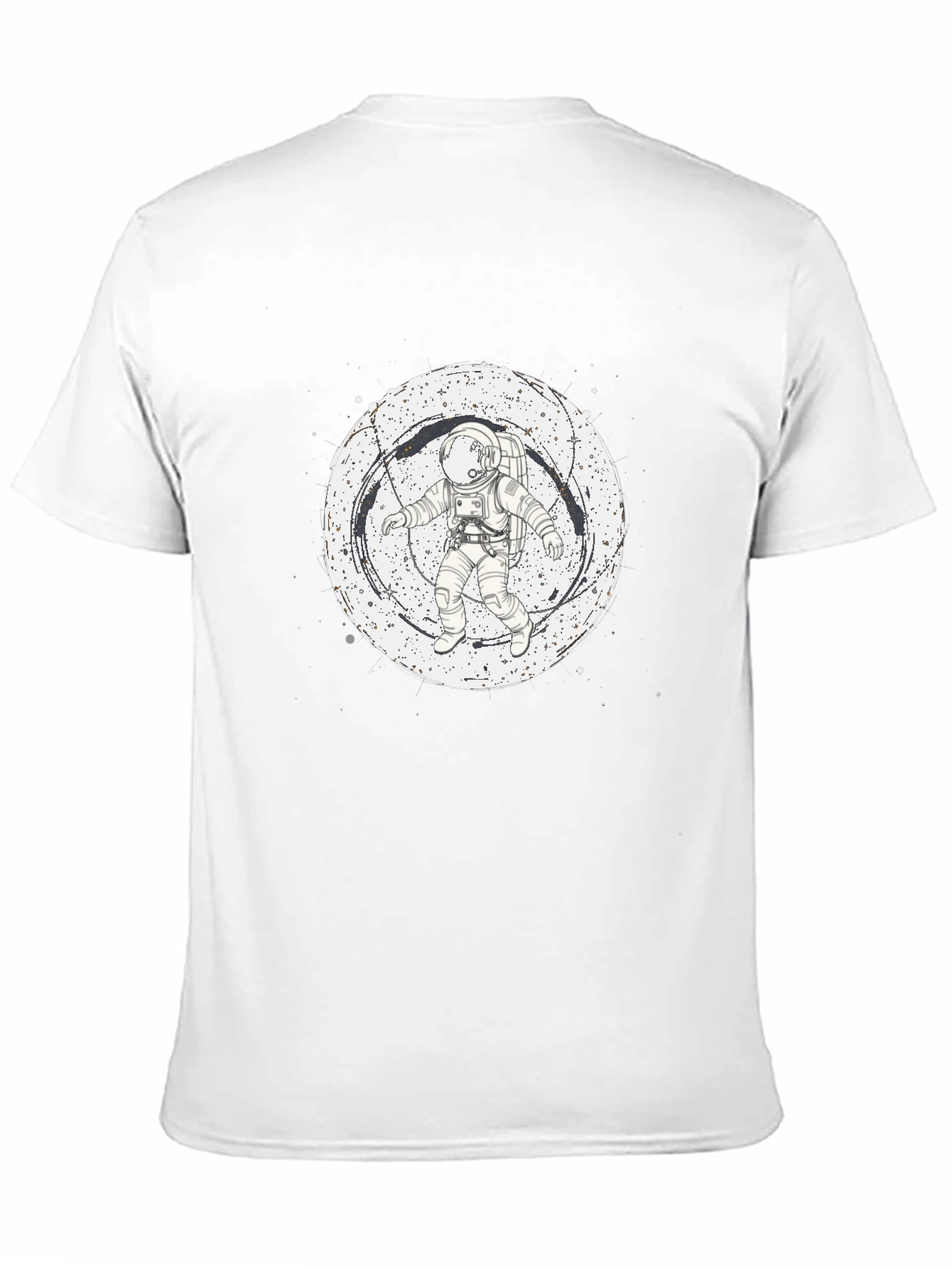 Astronaut Graphic Black T-Shirt