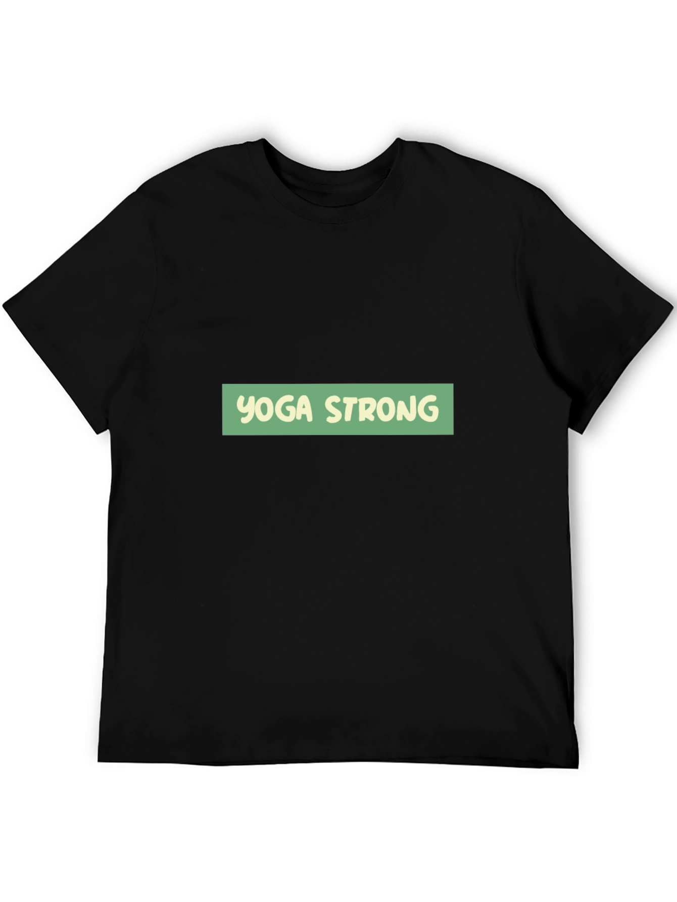 Yoga Strong Black T-Shirt