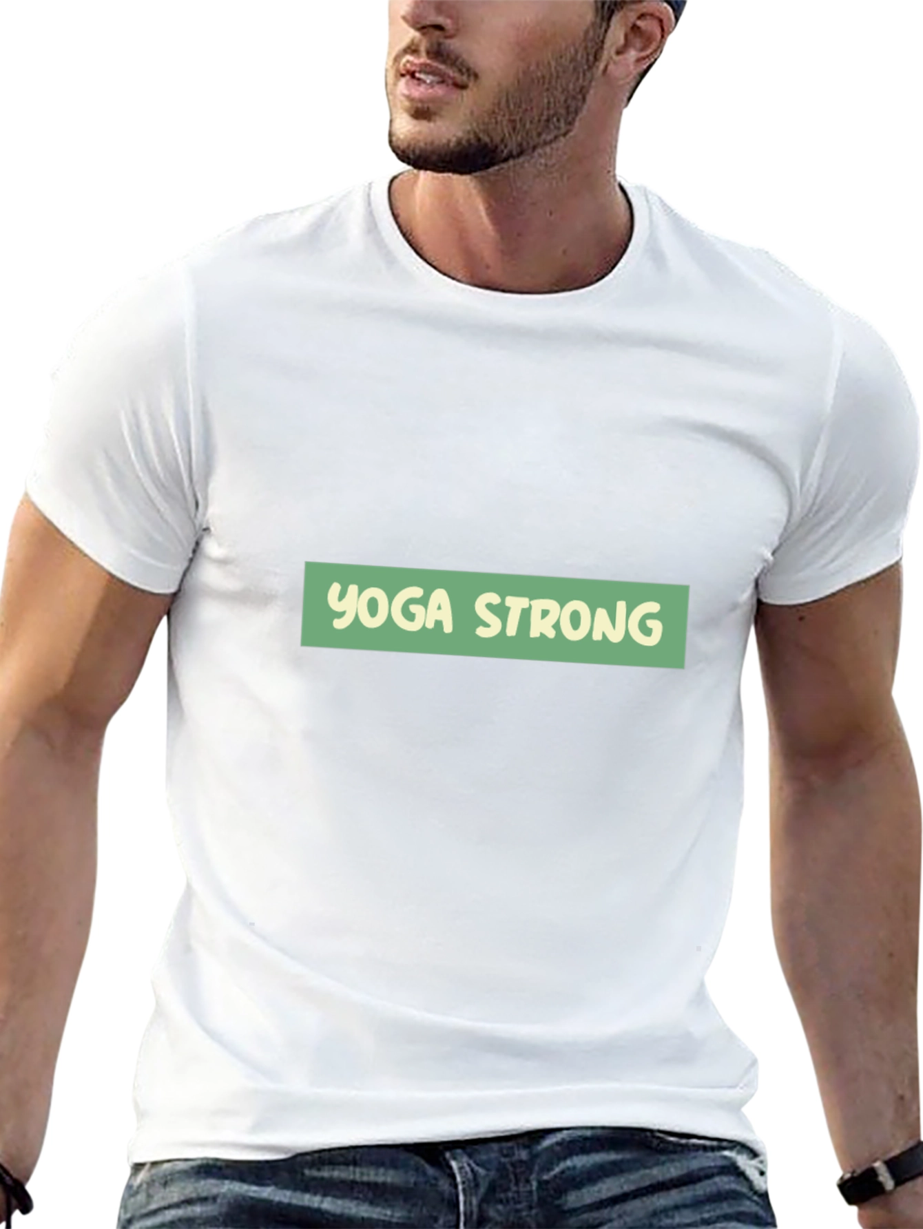 Yoga Strong Black T-Shirt