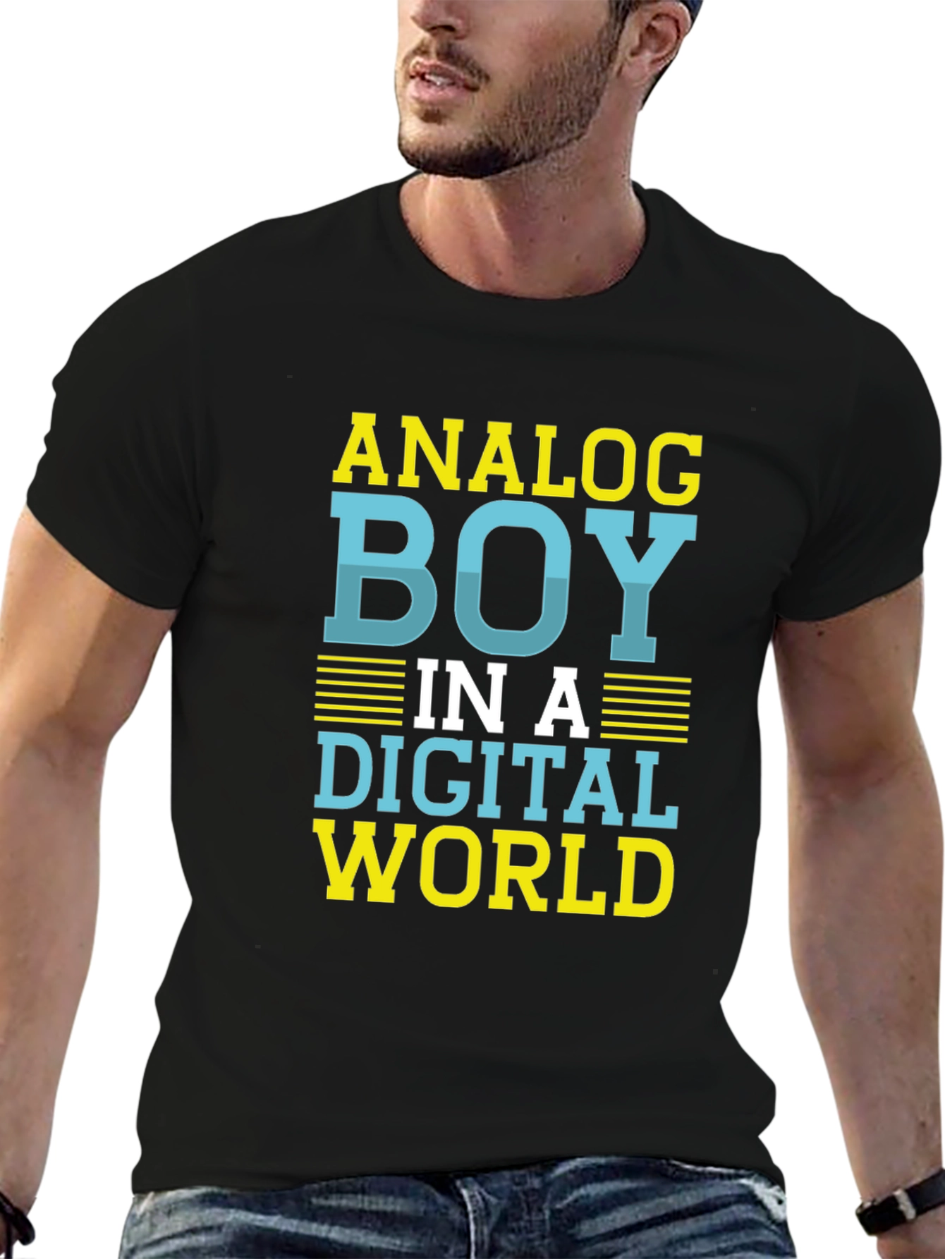 Analog Boy in a Digital World Graphic Tee